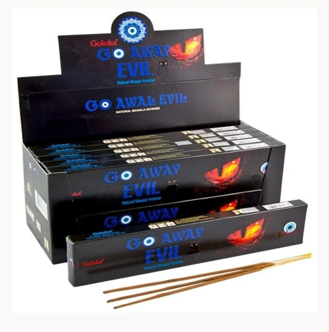 Go Away Evil Goloka Incense Sticks specimen