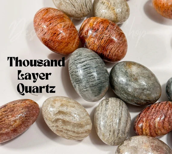 1000 Layer Garden Quartz Tumble Quartz tumble stone