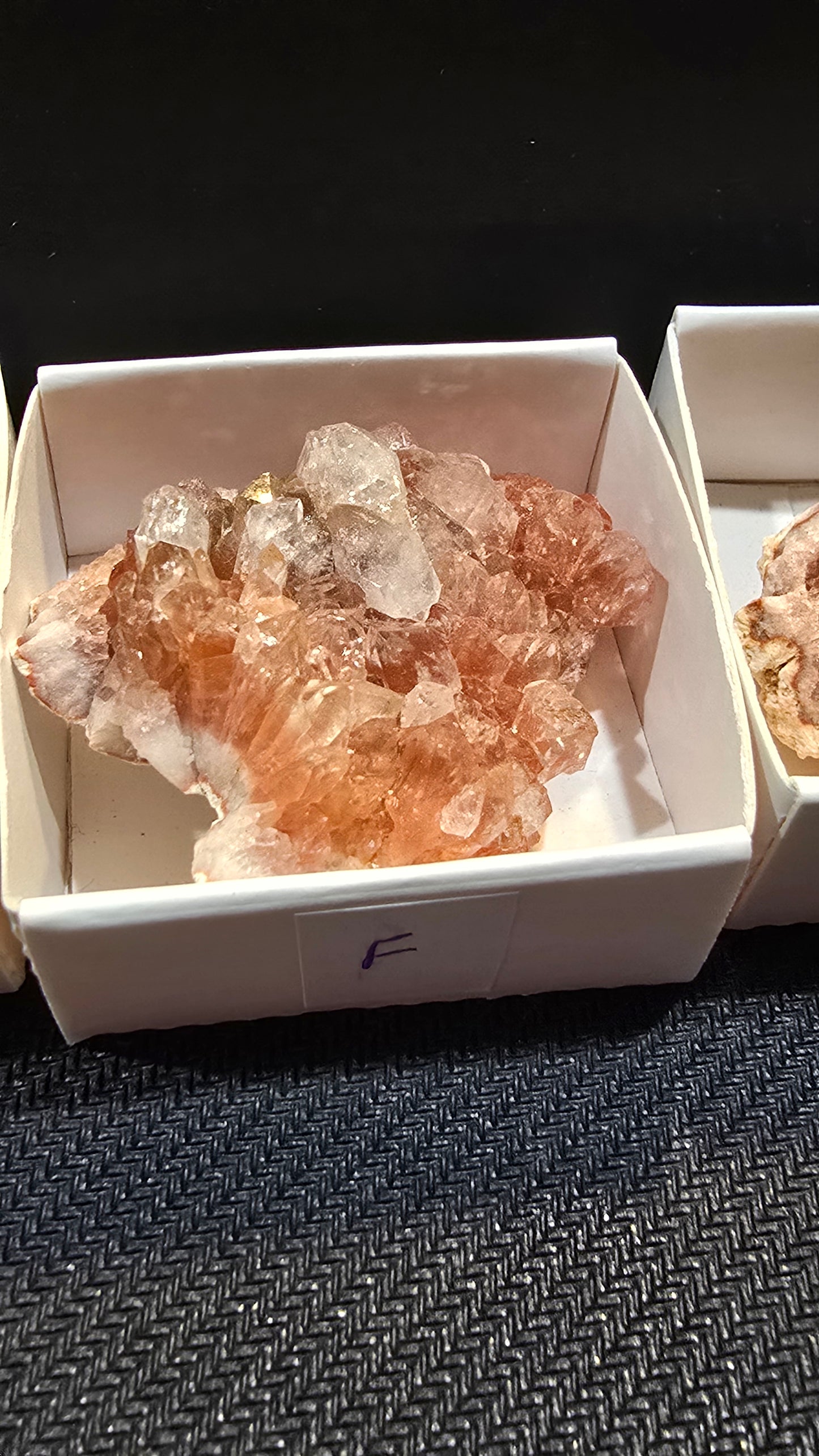Pink Amethyst geode and plates from Argentina