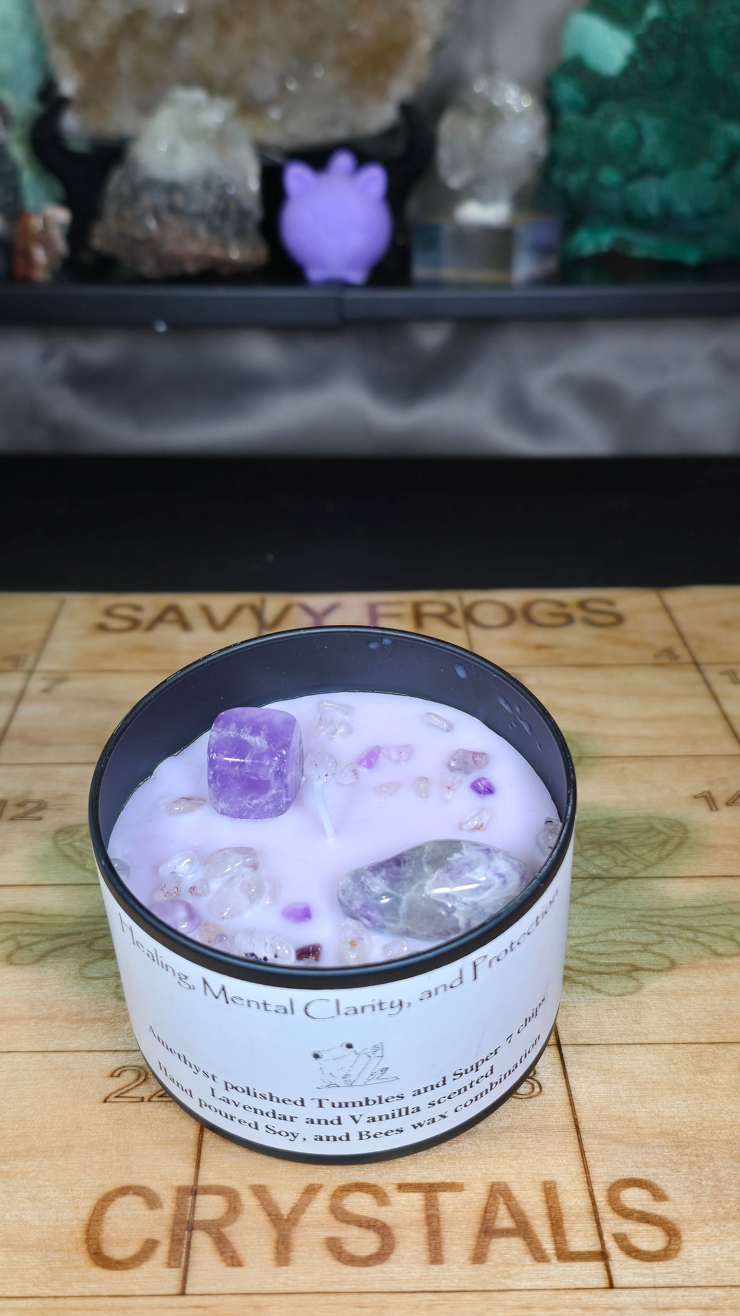 Hand Poured Soy and Bees wax candle "tins"