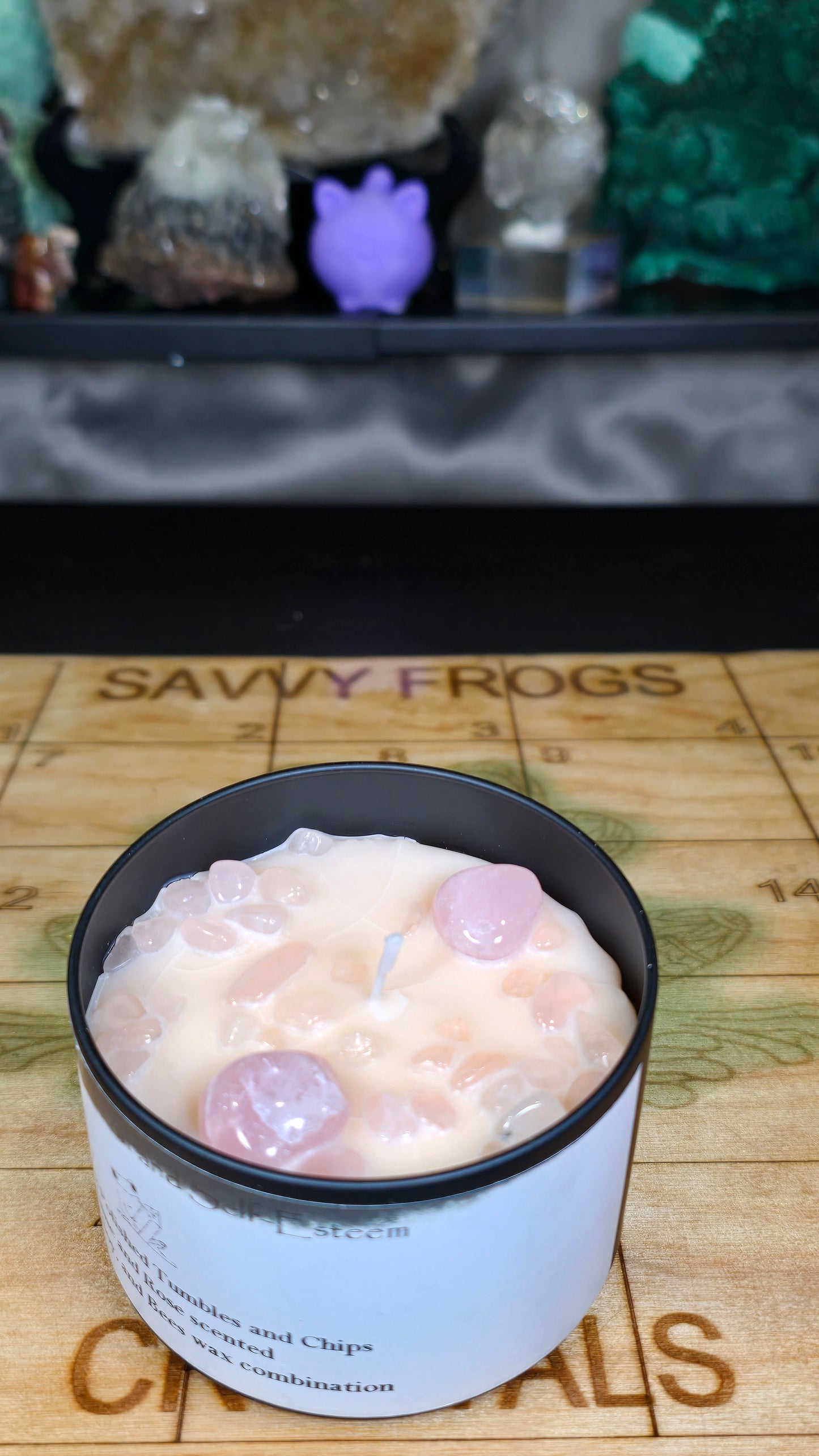 Hand Poured Soy and Bees wax candle "tins"