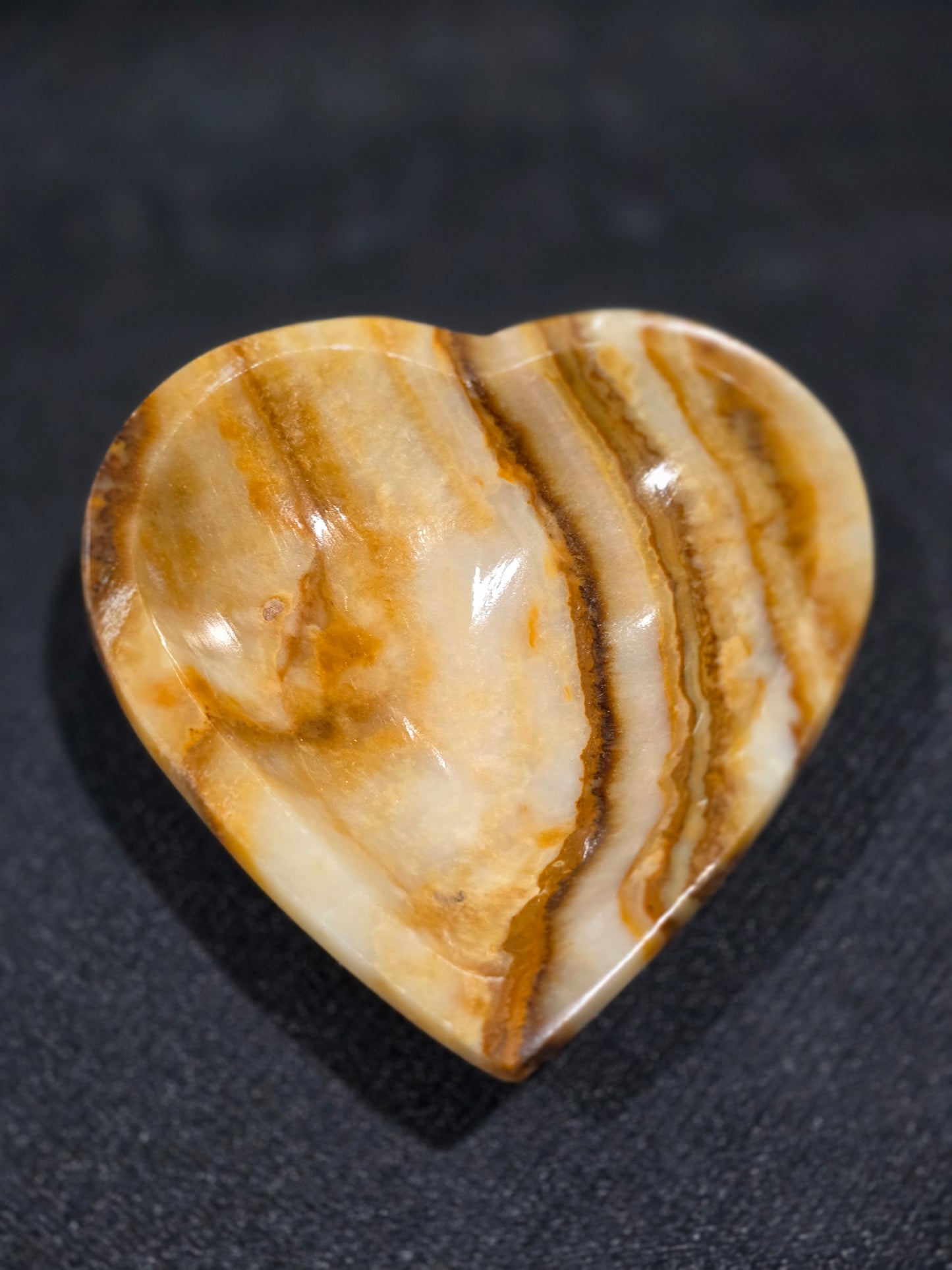 Onyx Heart Shape Dish