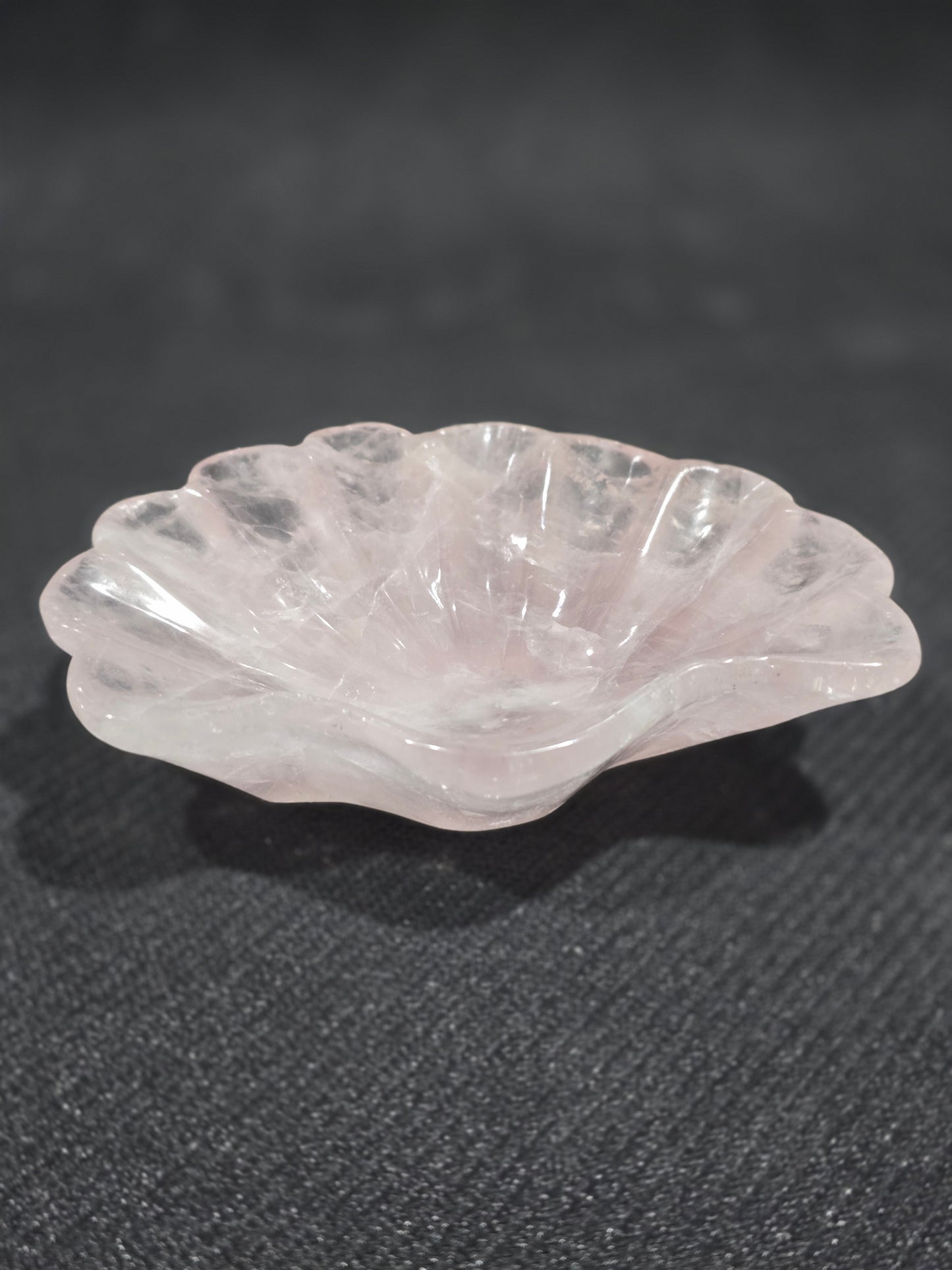 Rose Quartz Shell Shaped Dish