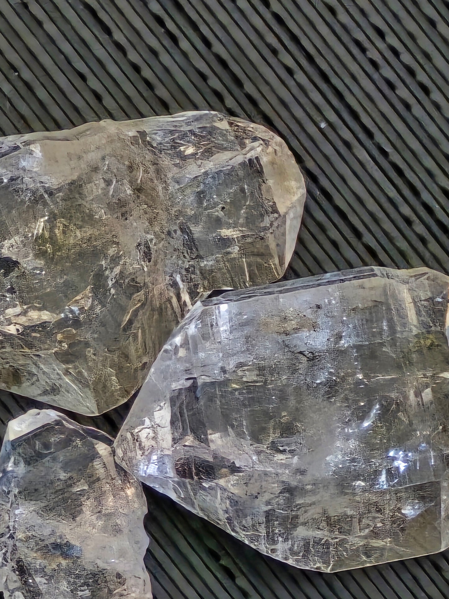 Golden Enhydro "Petroleum Quartz" singles