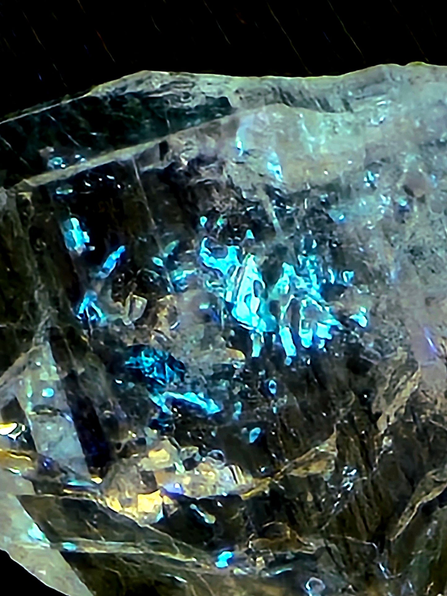 Golden Enhydro "Petroleum Quartz" singles