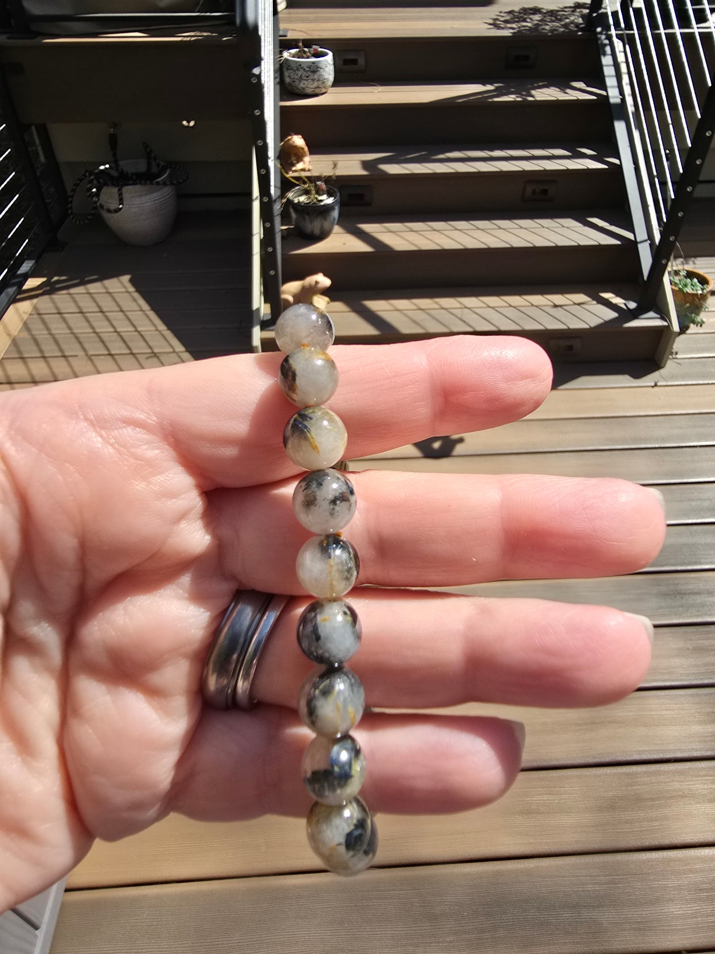 Rutiltated Quartz Bracelet