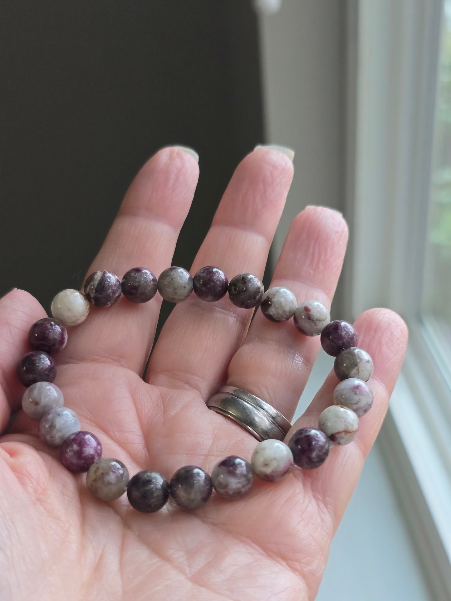 Eudialyte 8mm Beaded Bracelet