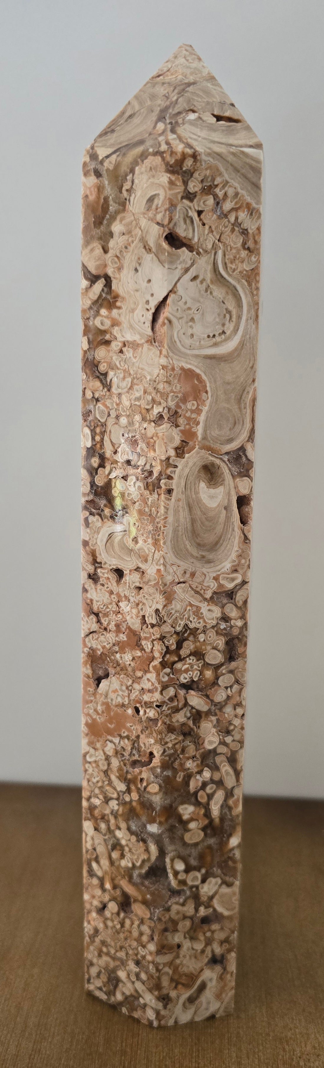 Chocolate Calcite Tower XL