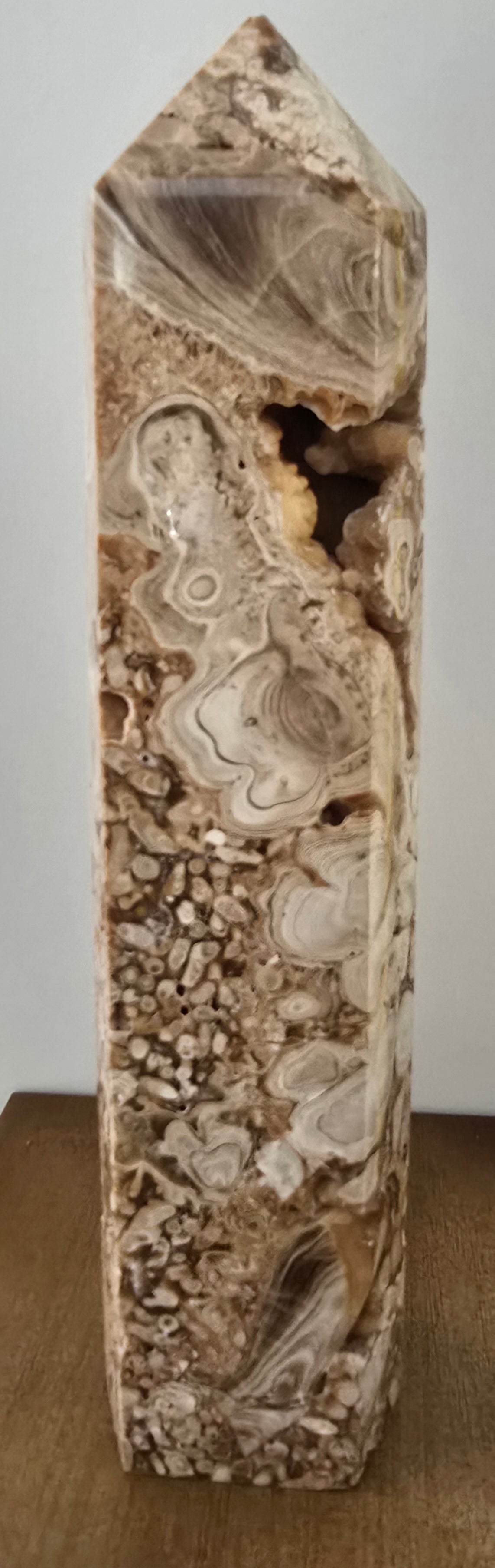 Chocolate Calcite Tower XL