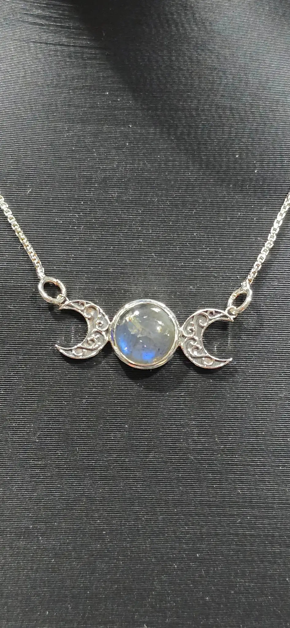 Labradorite Moon Phase Pendant specimen