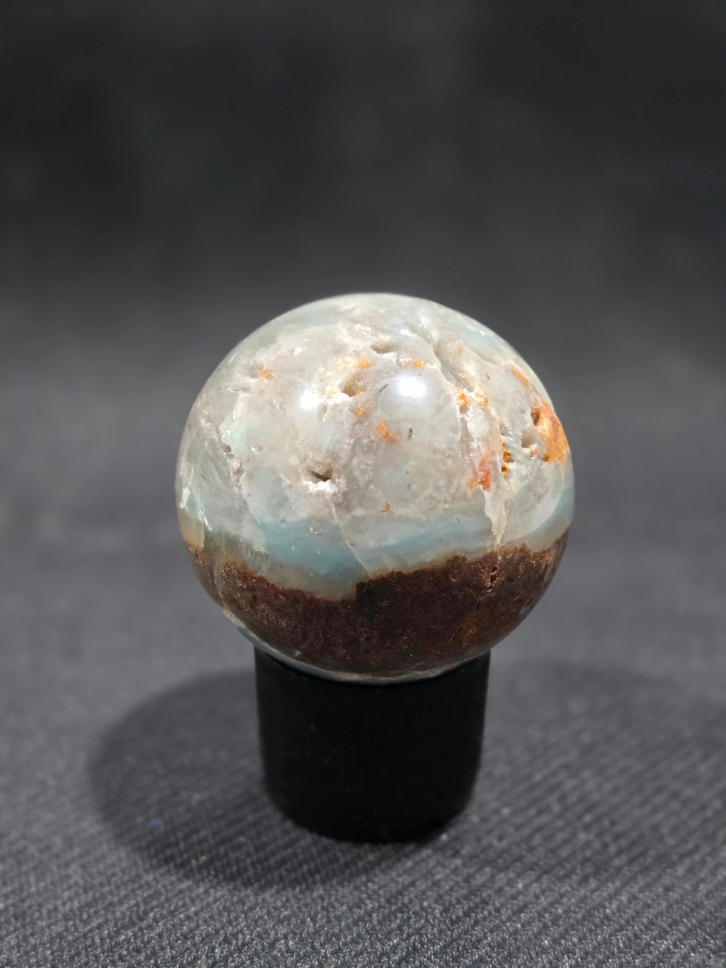 Caribbean Calcite Natural Stone sphere