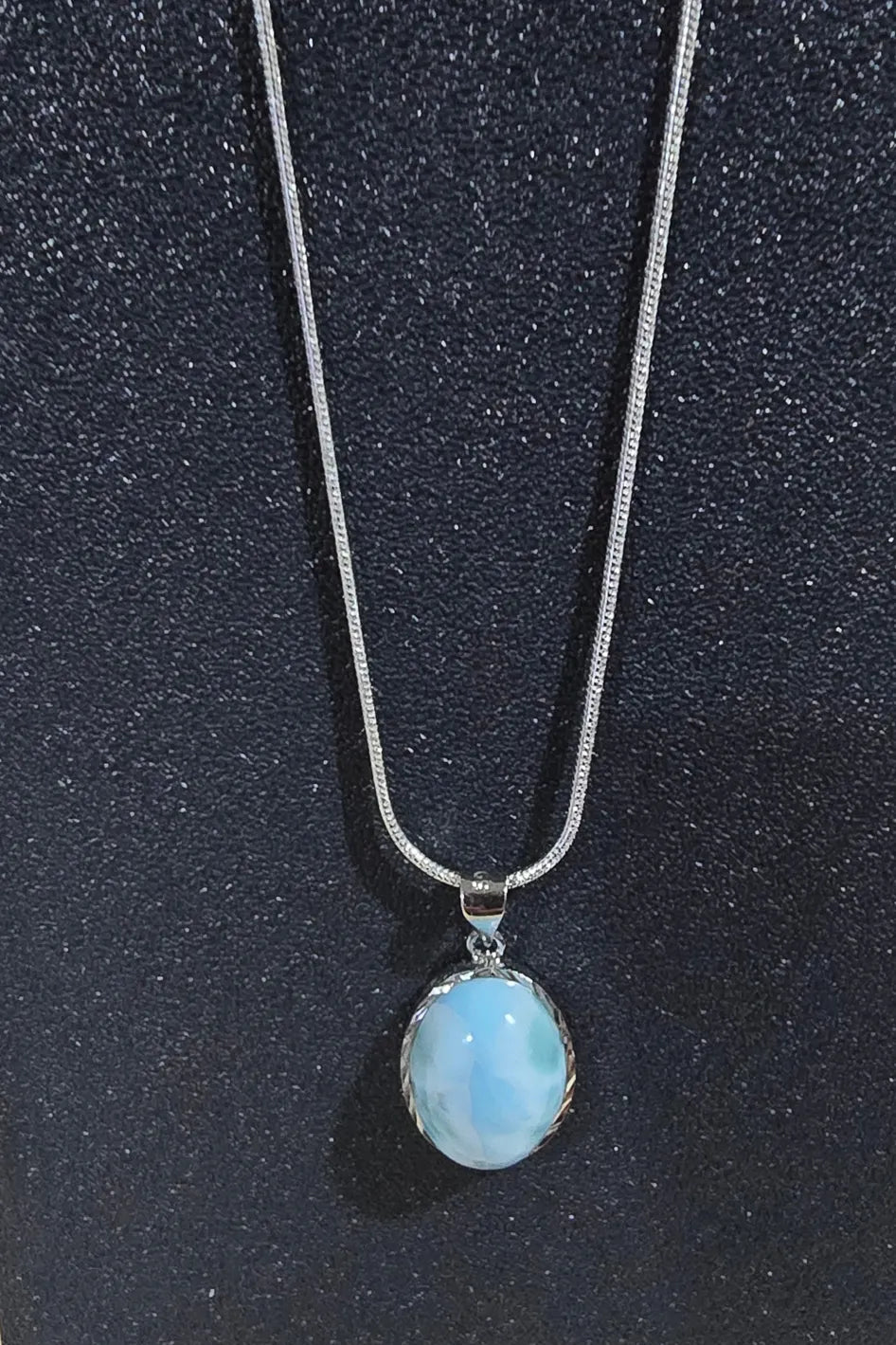 Larimar Pendant specimen