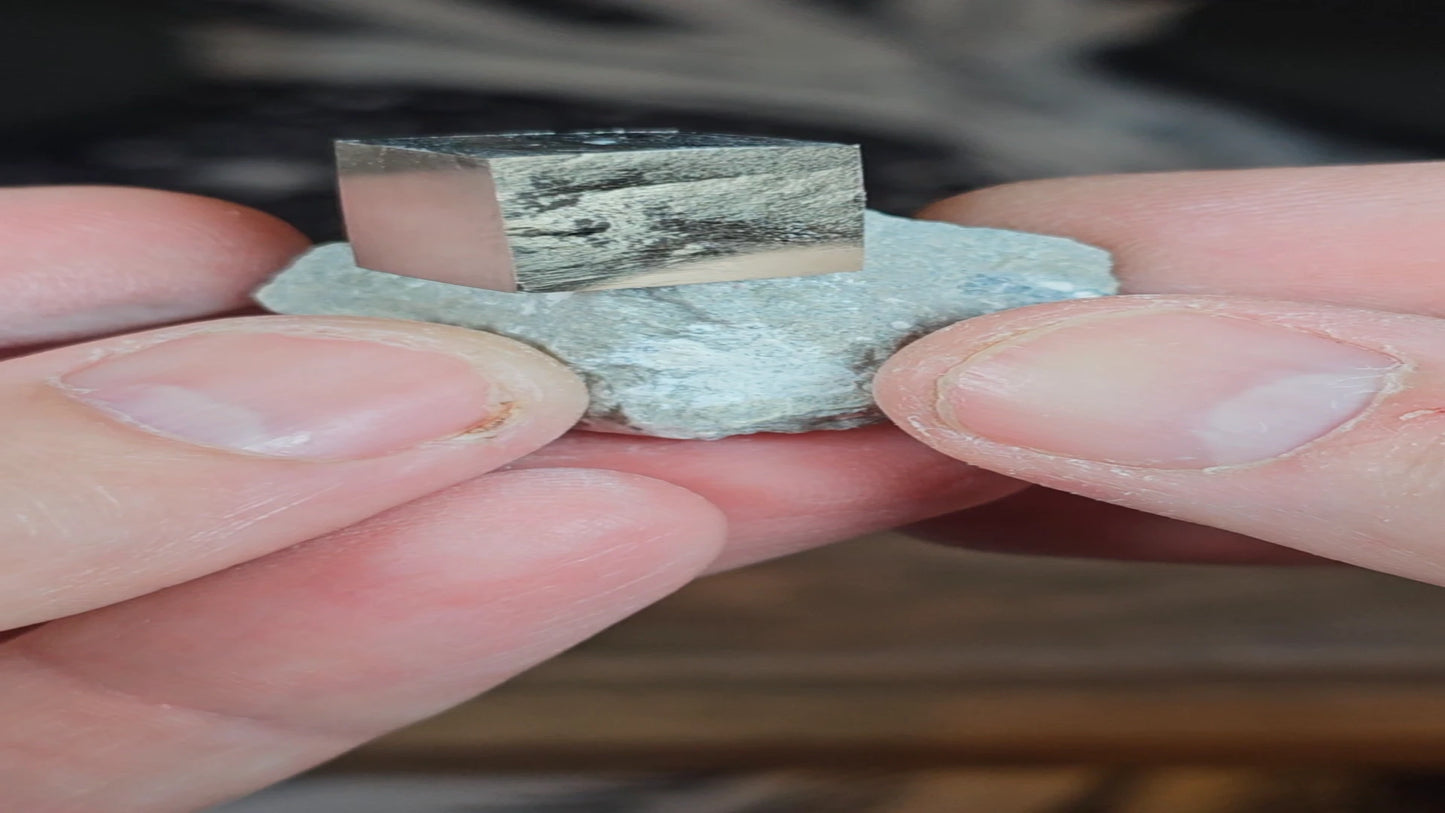 Pyrite on matrix #0010 specimen