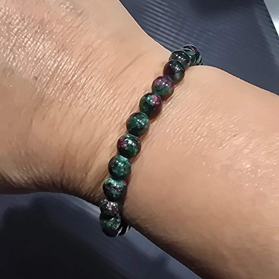 Ruby Zoisite 6mm Bracelet specimen