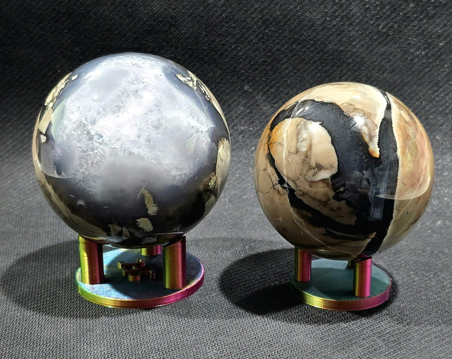 Volcano Agate Spheres
