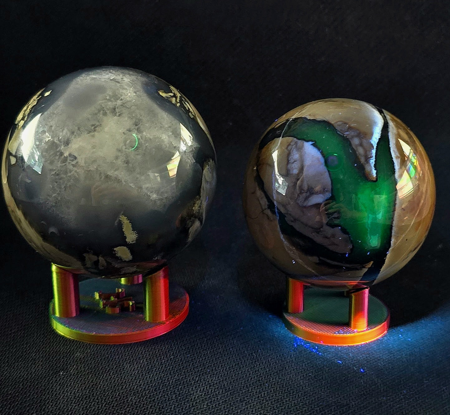 Volcano Agate Spheres