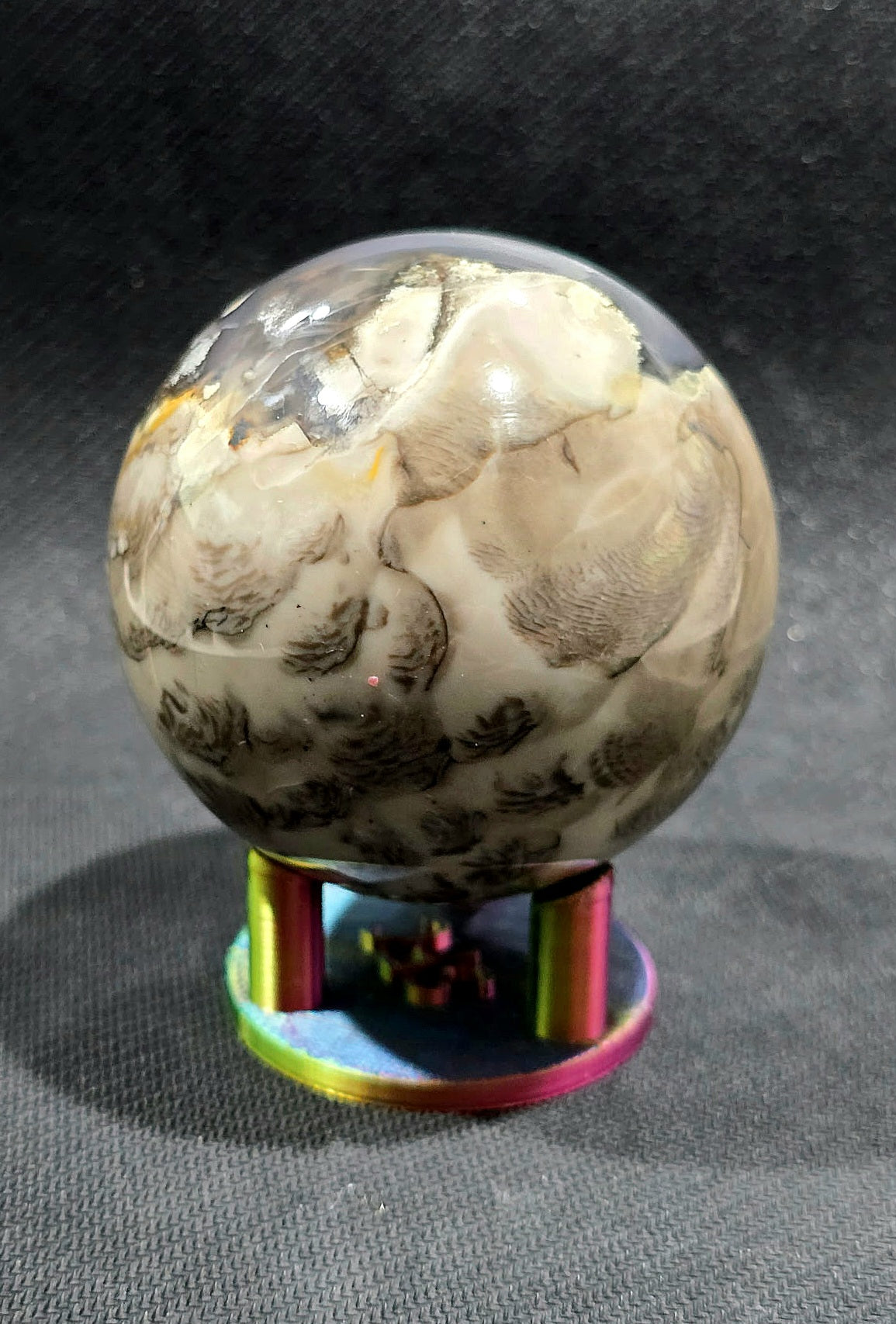 Volcano Agate Spheres