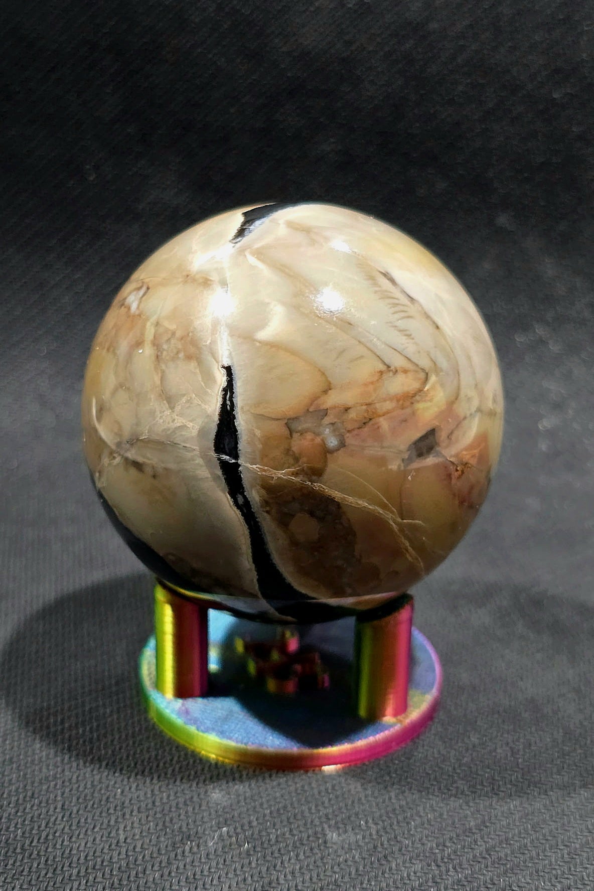 Volcano Agate Spheres