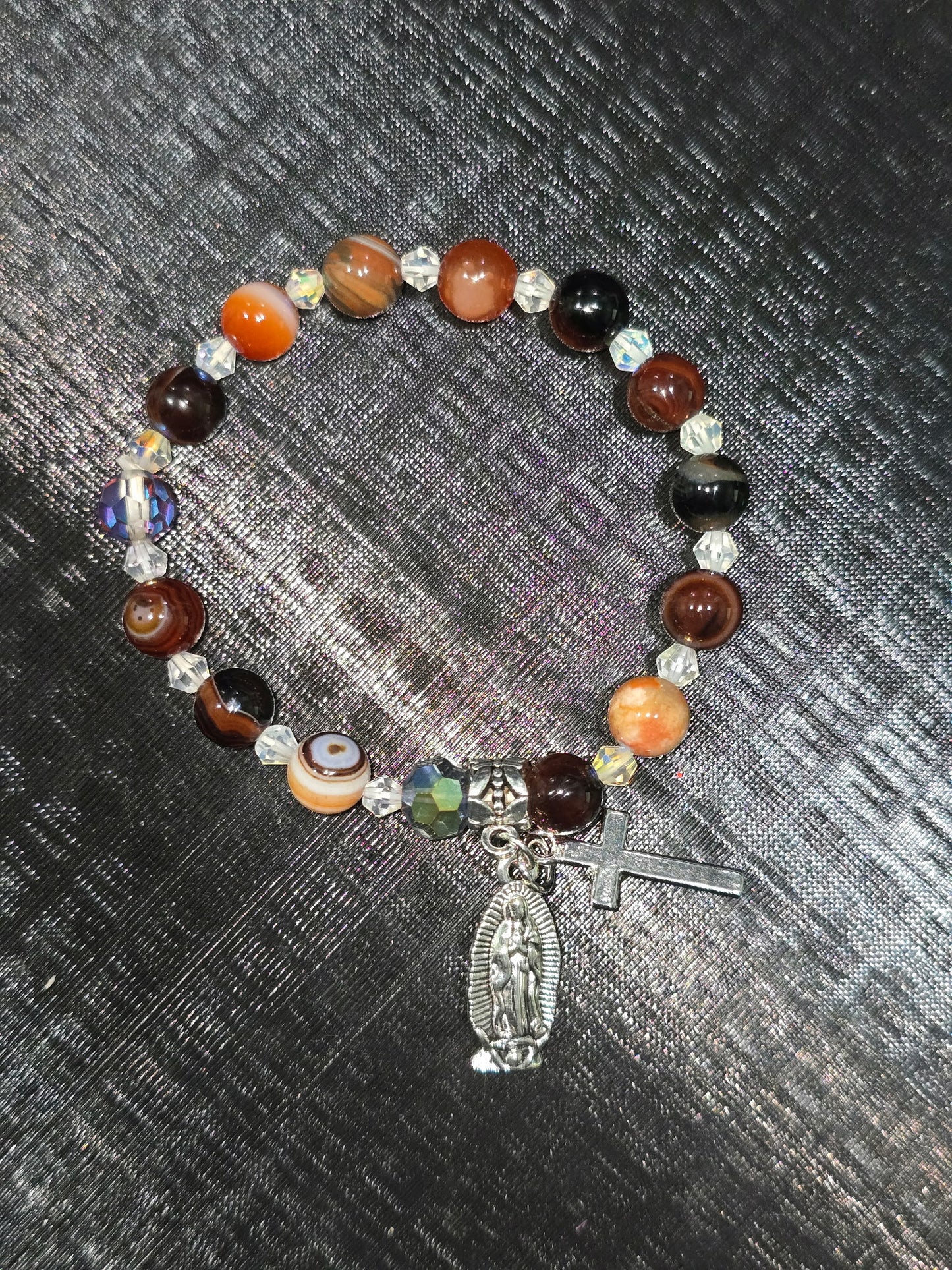 Hand Made Decade Rosary Bead Bracelets