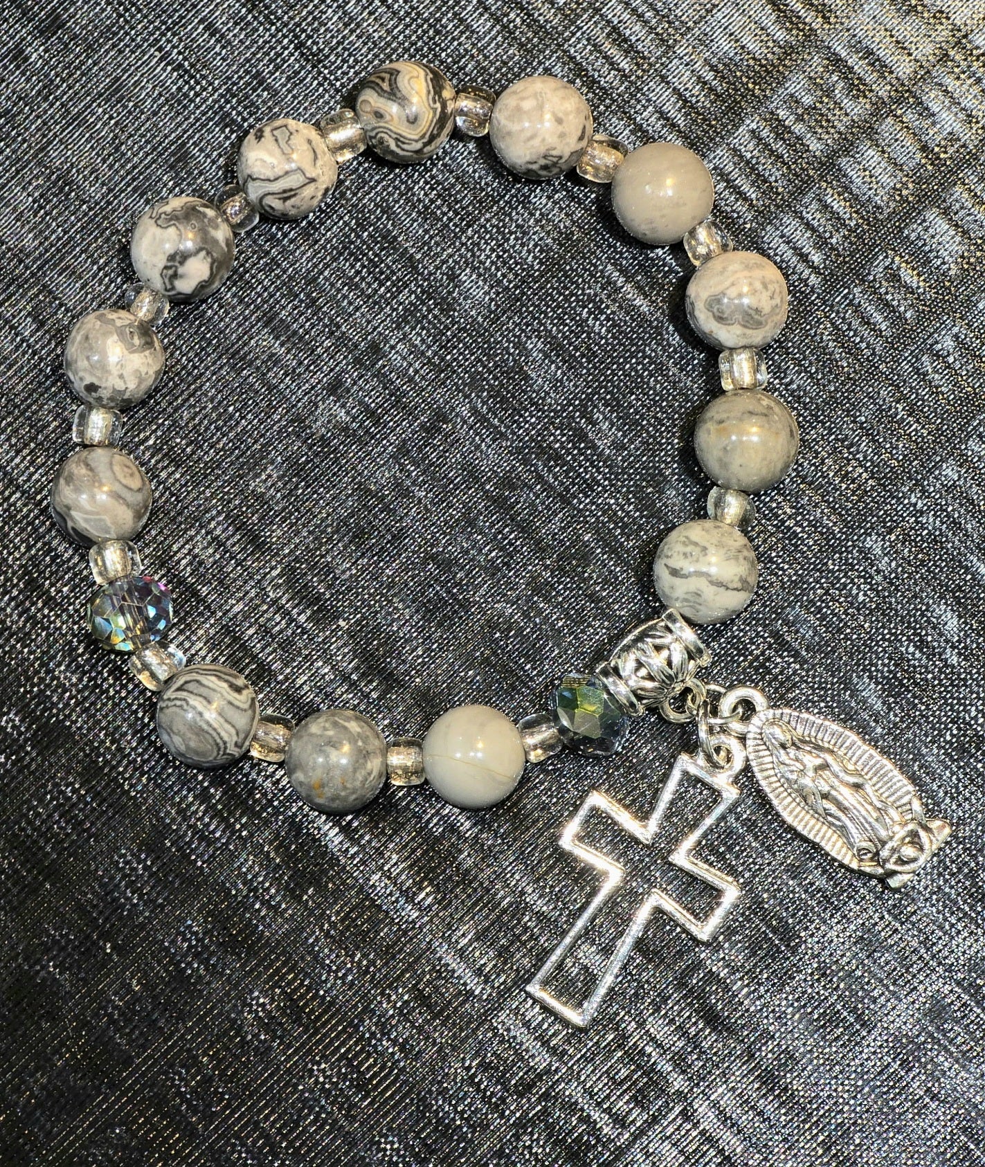 Hand Made Decade Rosary Bead Bracelets
