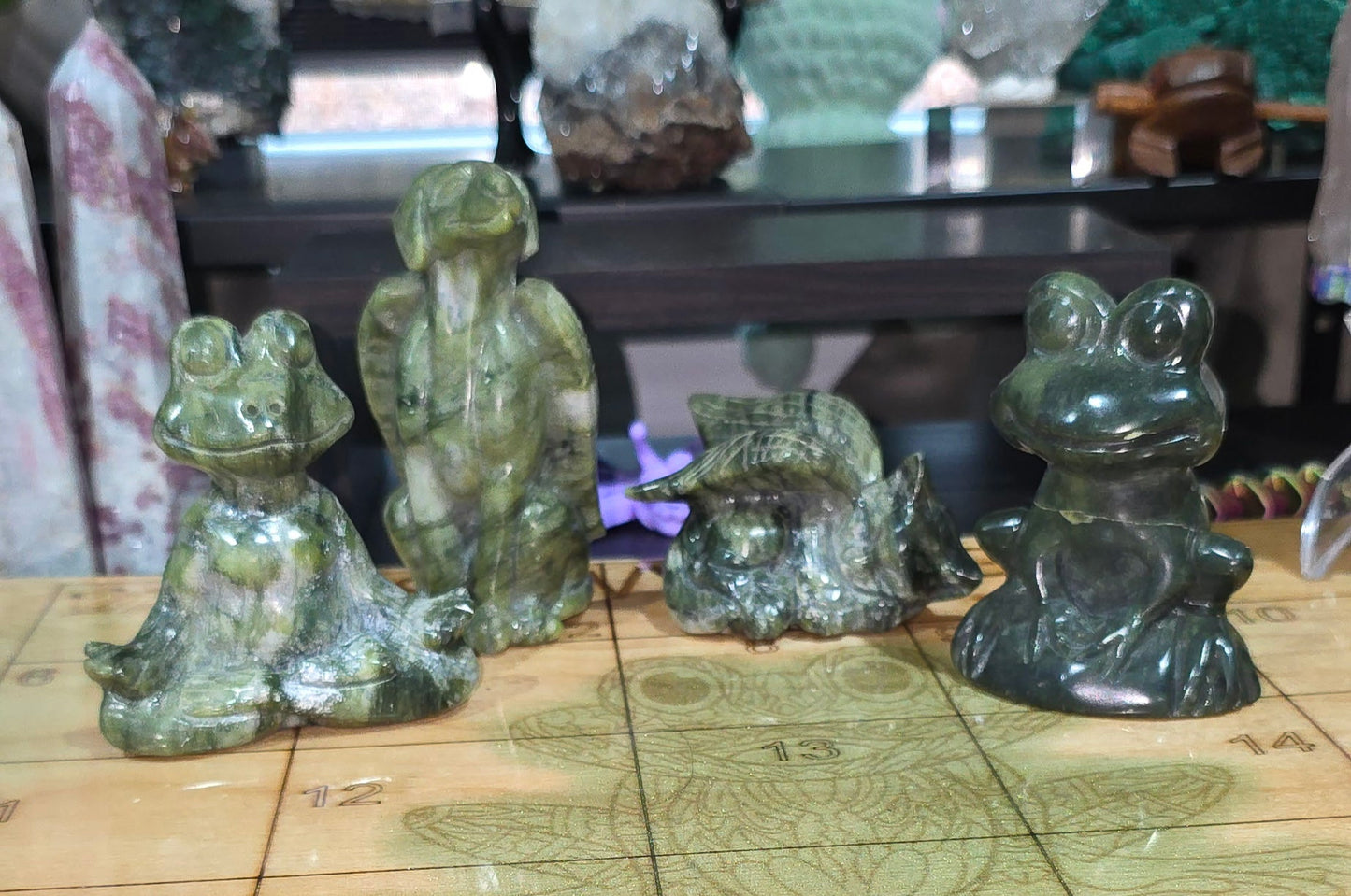 Green Jade Carvings