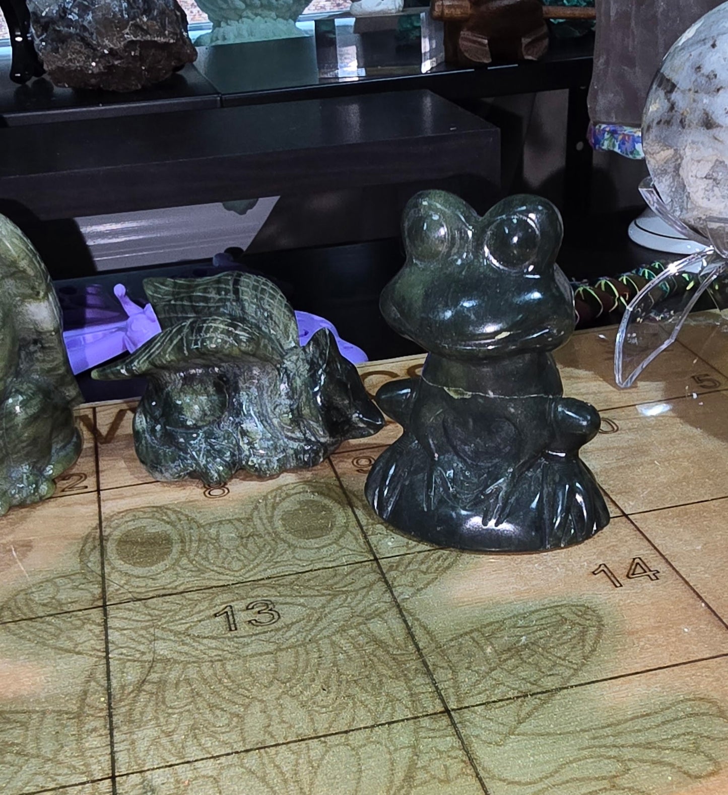 Green Jade Carvings