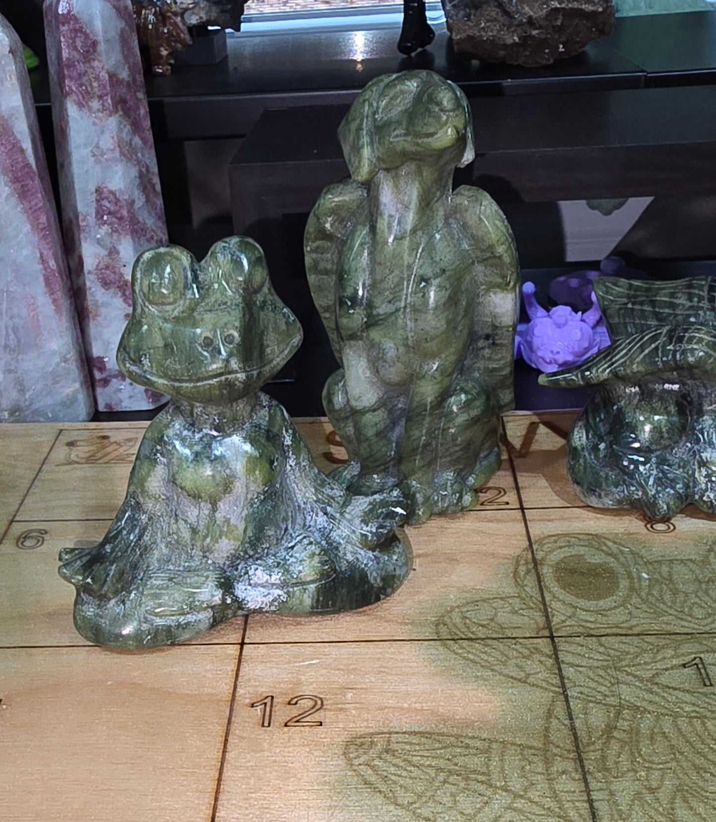 Green Jade Carvings