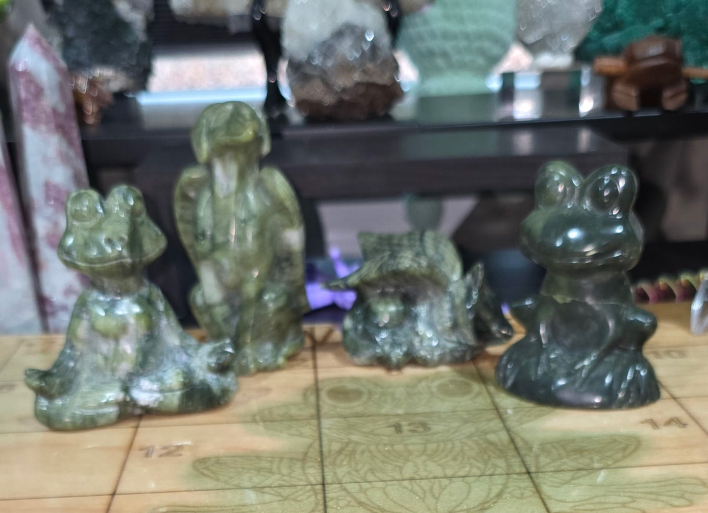 Green Jade Carvings
