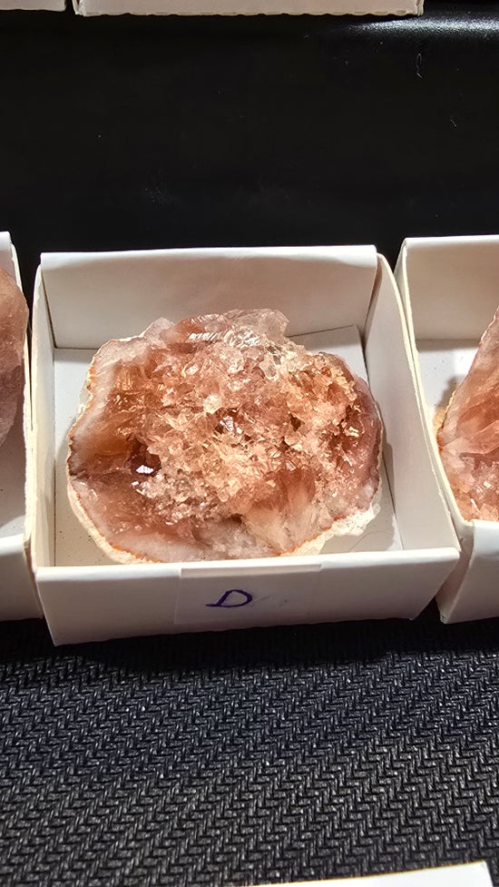 Pink Amethyst geode and plates from Argentina
