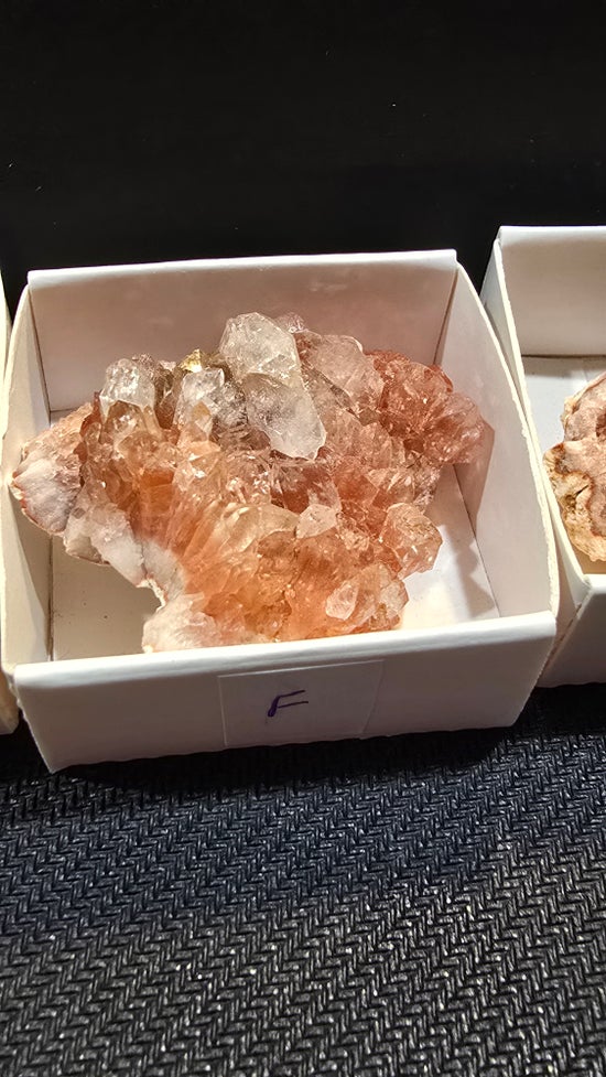 Pink Amethyst geode and plates from Argentina