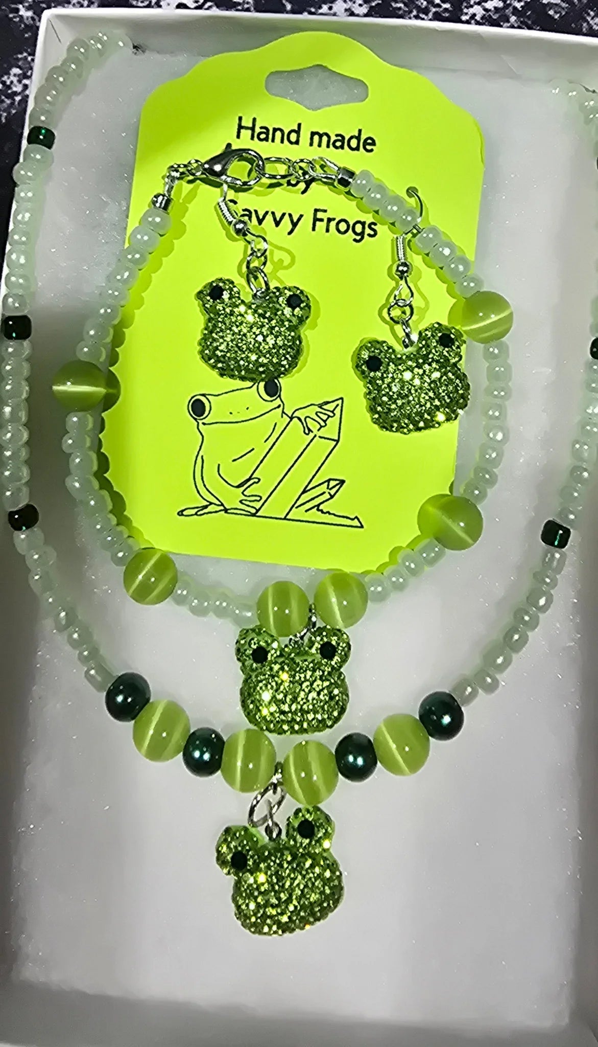 Frog Charm Jewelry Collection specimen