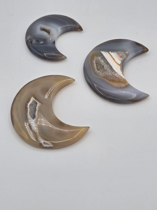 Druzy Agate Moons