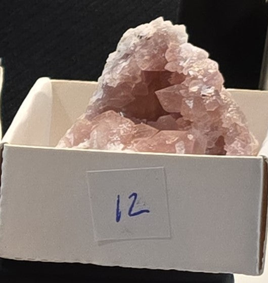 Pink Amethyst geode and plates from Argentina