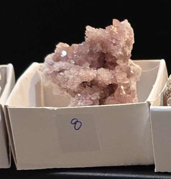Pink Amethyst geode and plates from Argentina