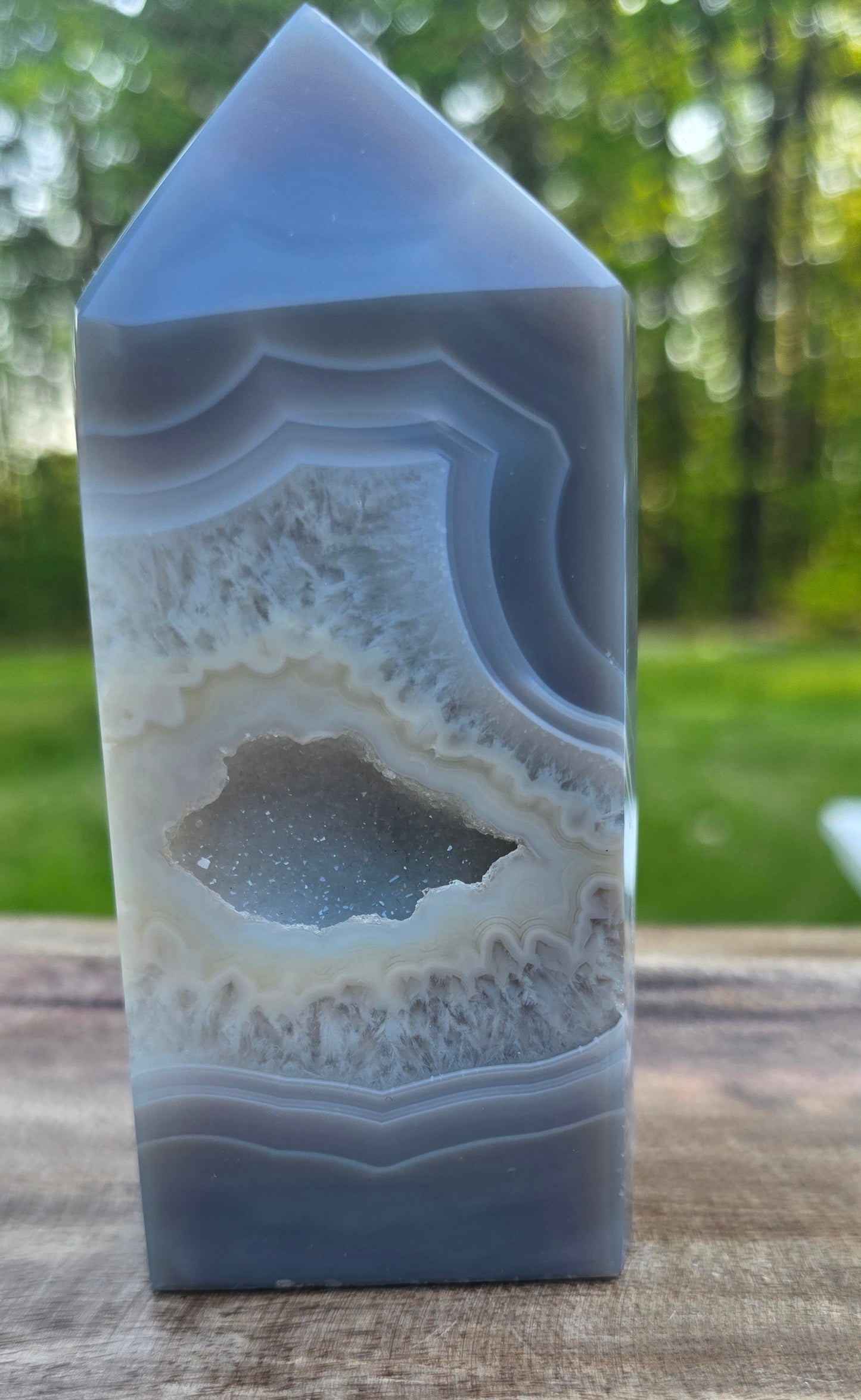Druzy Agate Towers – Polished Natural Agate
