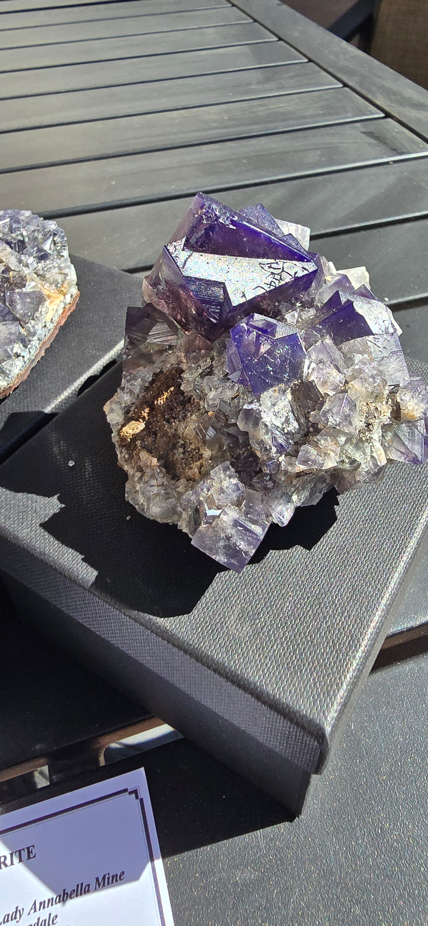 Purple Rain Pocket Fluorite