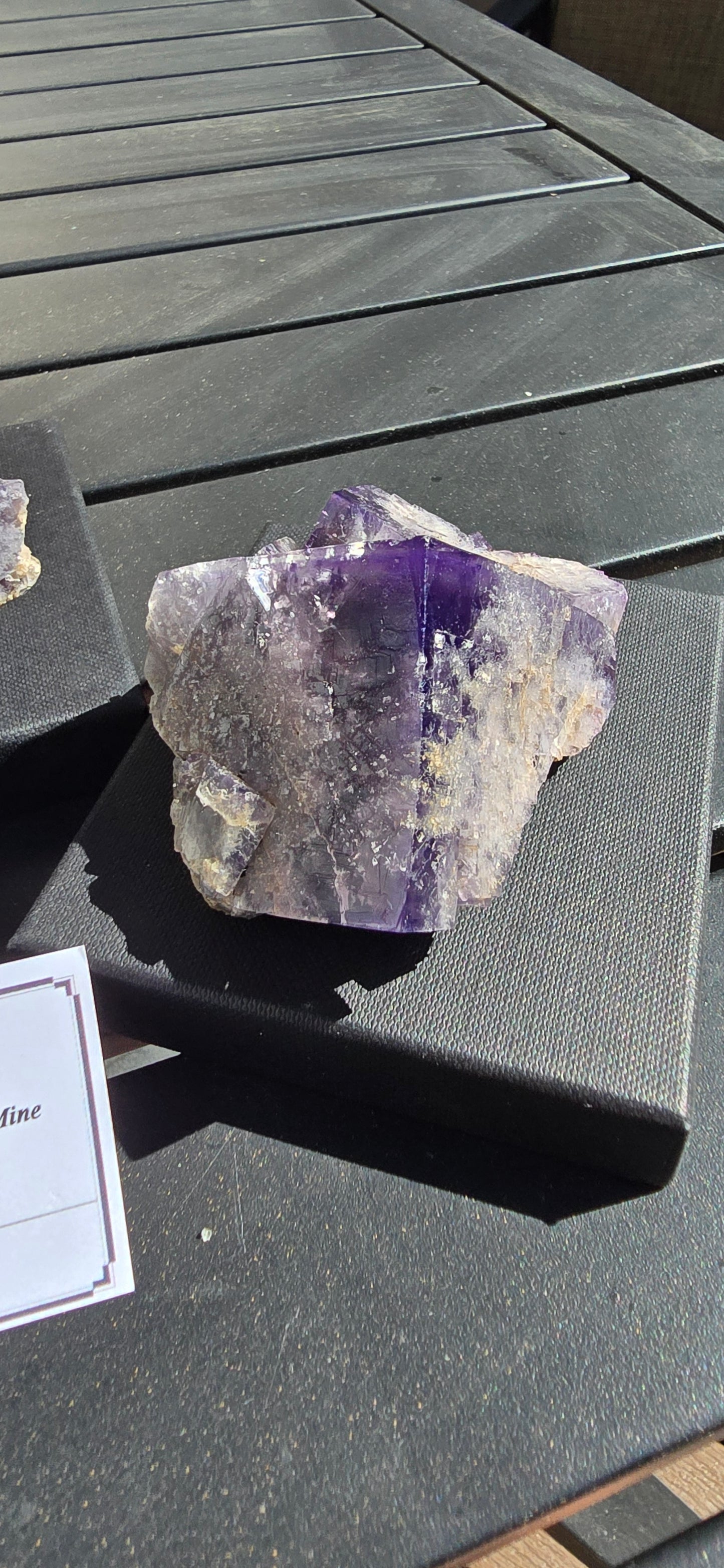 Purple Rain Pocket Fluorite
