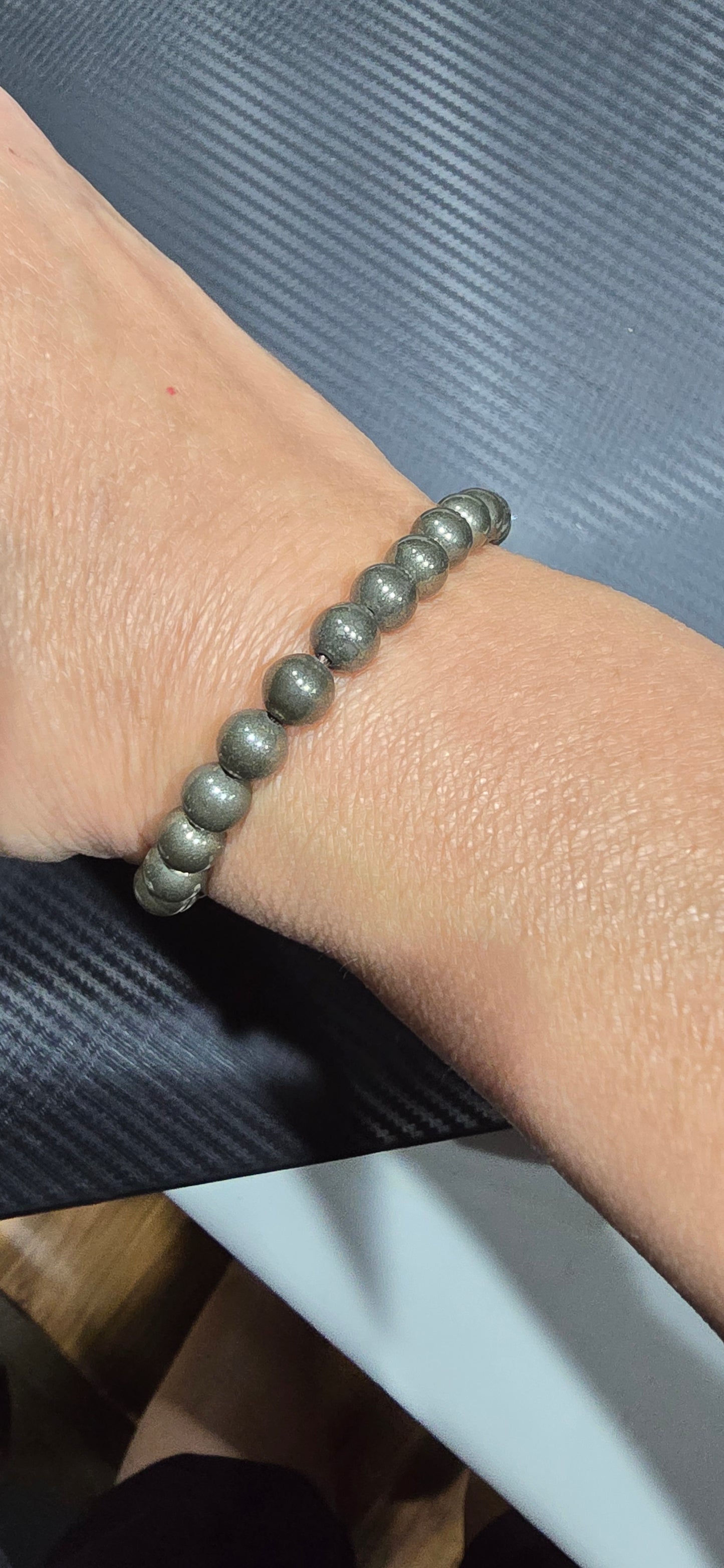 Pyrite 6mm Bracelet