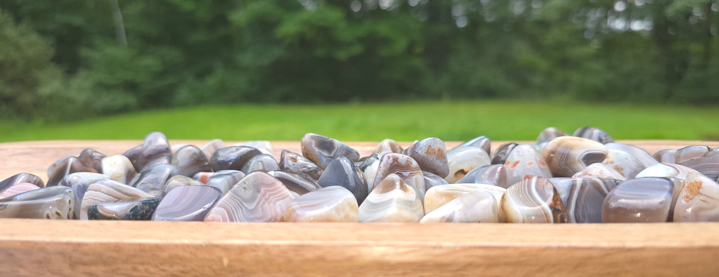 Botswana Agate Tumbled Stones