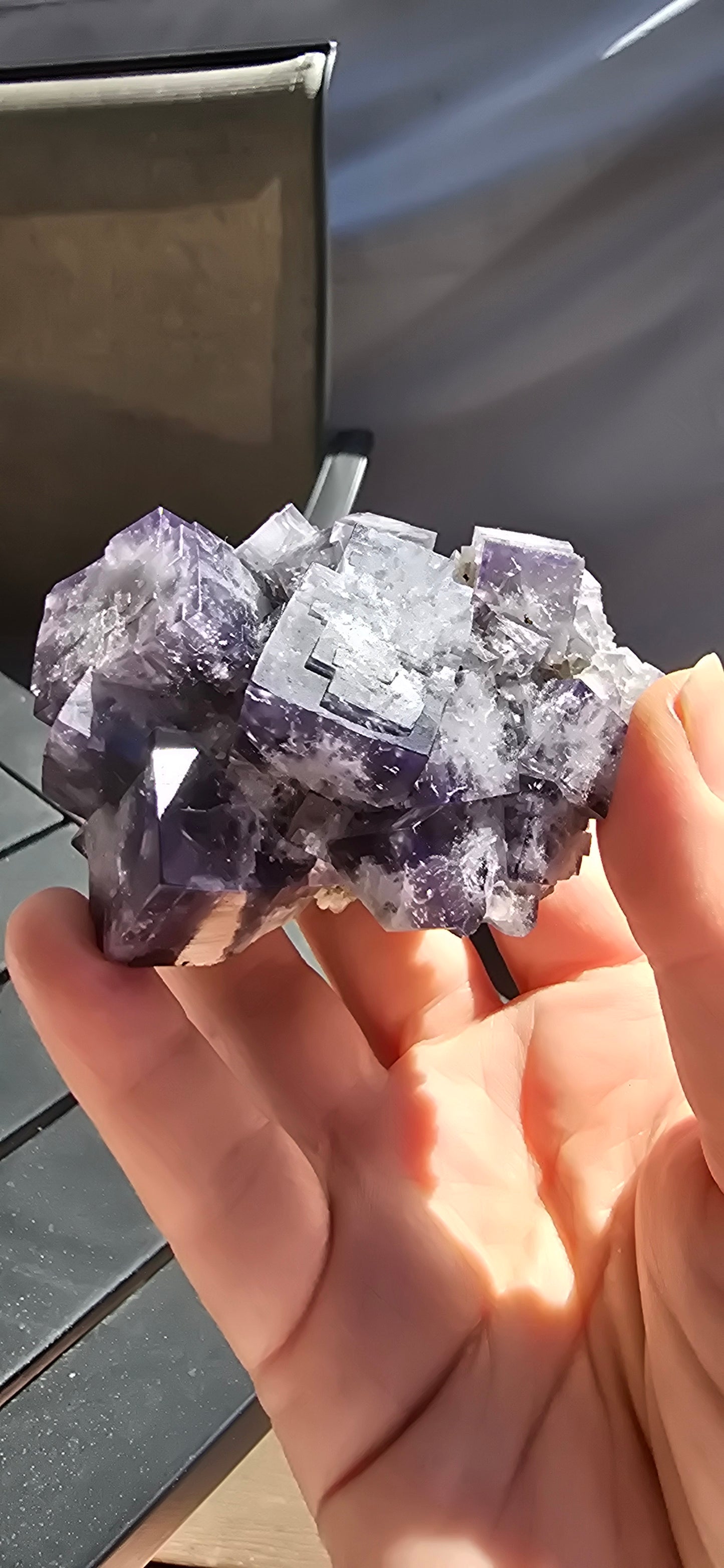 Purple Rain Pocket Fluorite