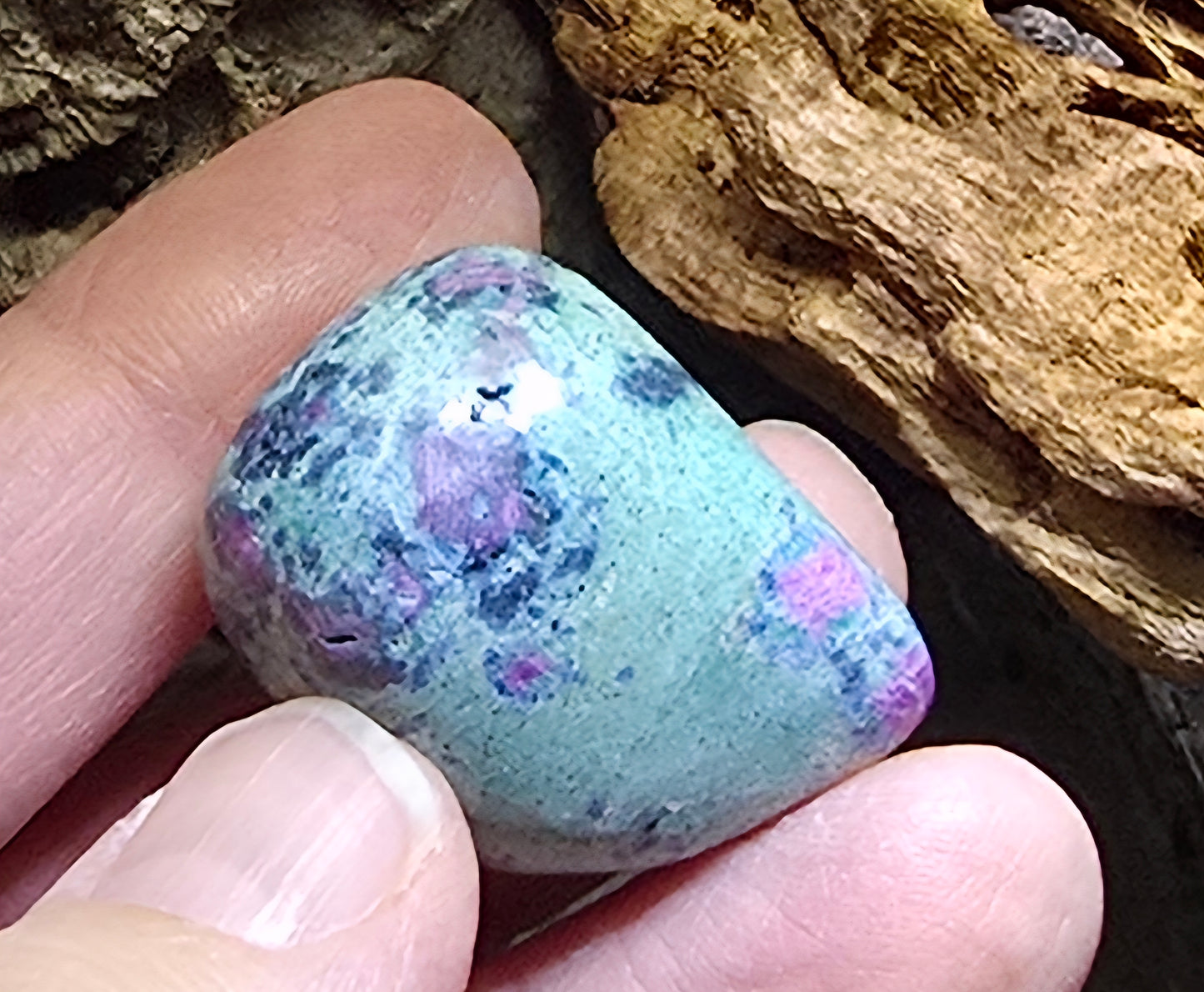 Ruby Fuchsite Tumbles – Polished Natural Stone