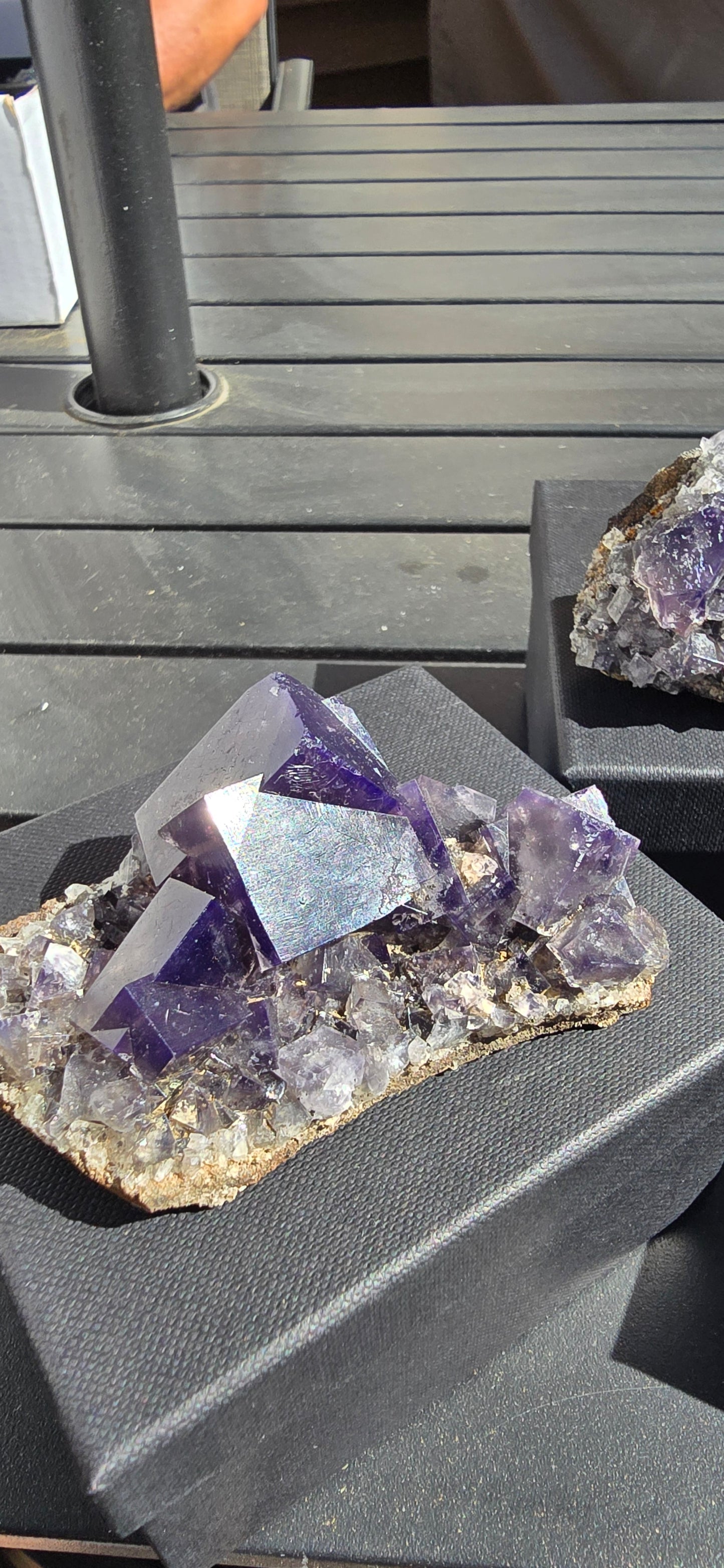 Purple Rain Pocket Fluorite
