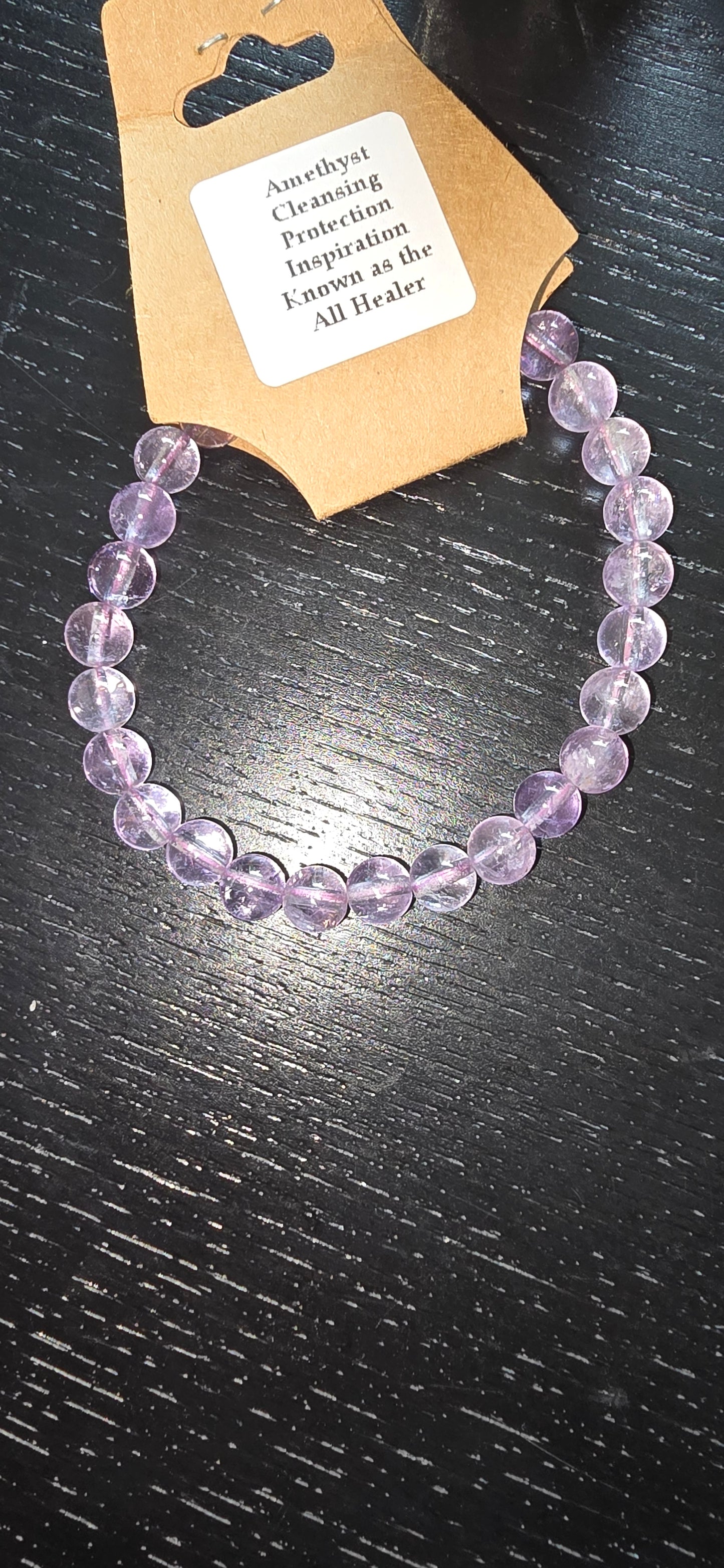 Amethyst ( High grade) Beaded Bracelets