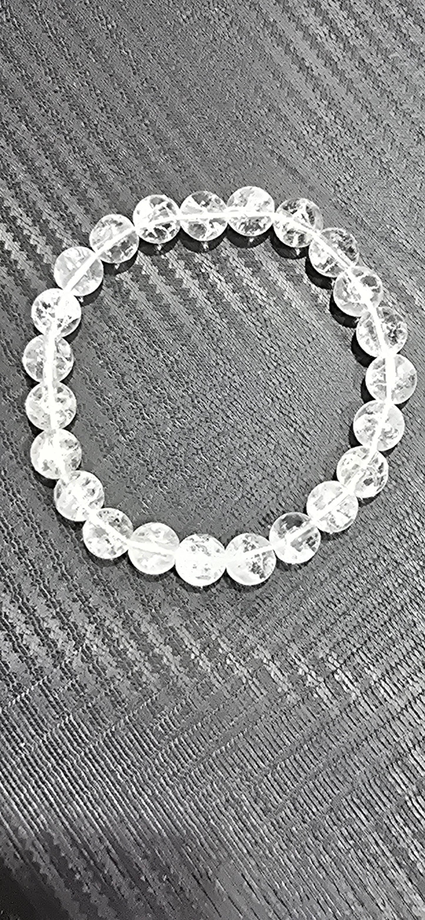 Crackle Quartz 8mm Bracelet