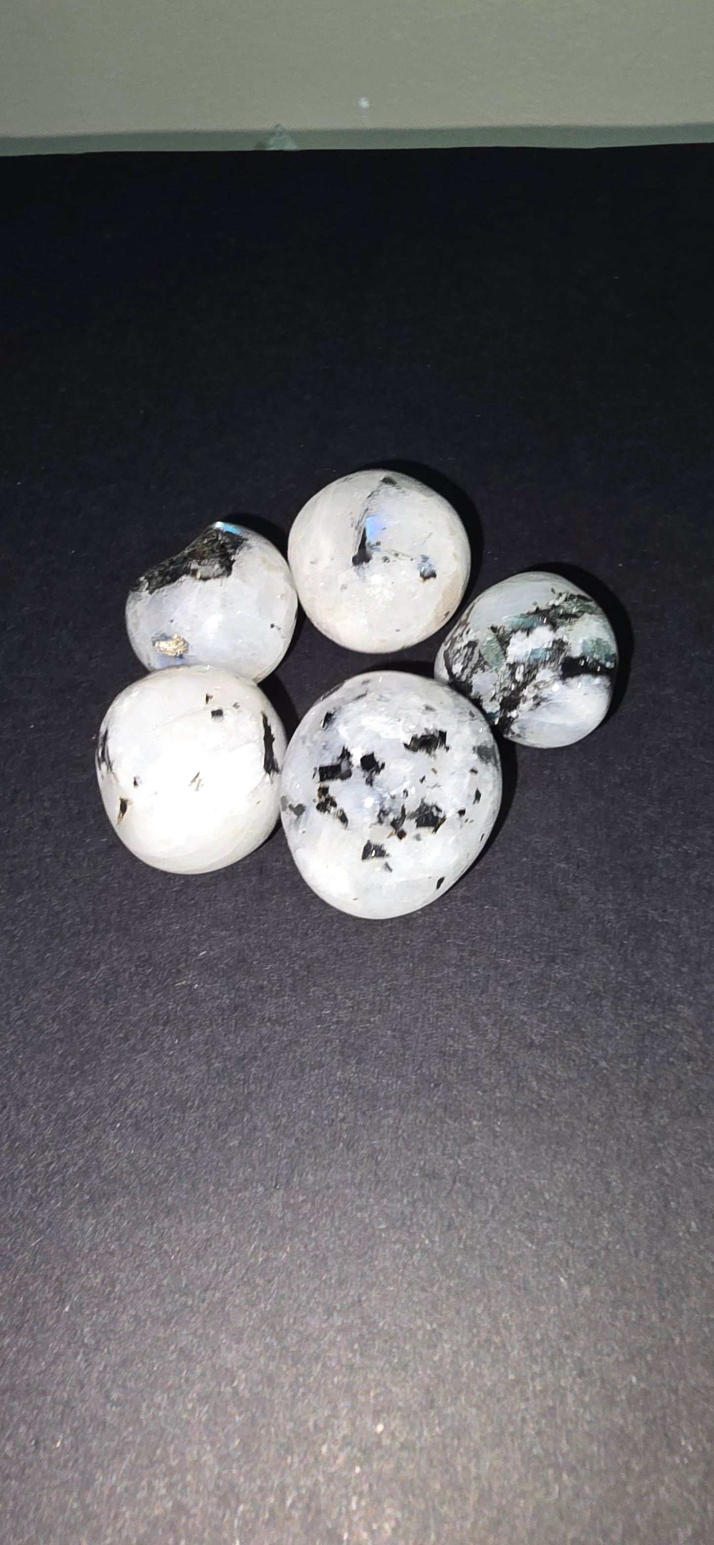 Rainbow Moonstone Tumbles