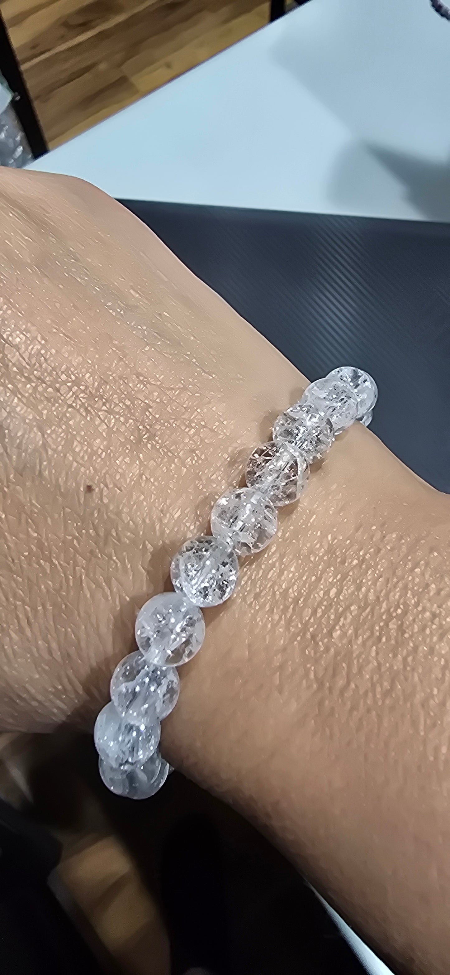 Crackle Quartz 8mm Bracelet