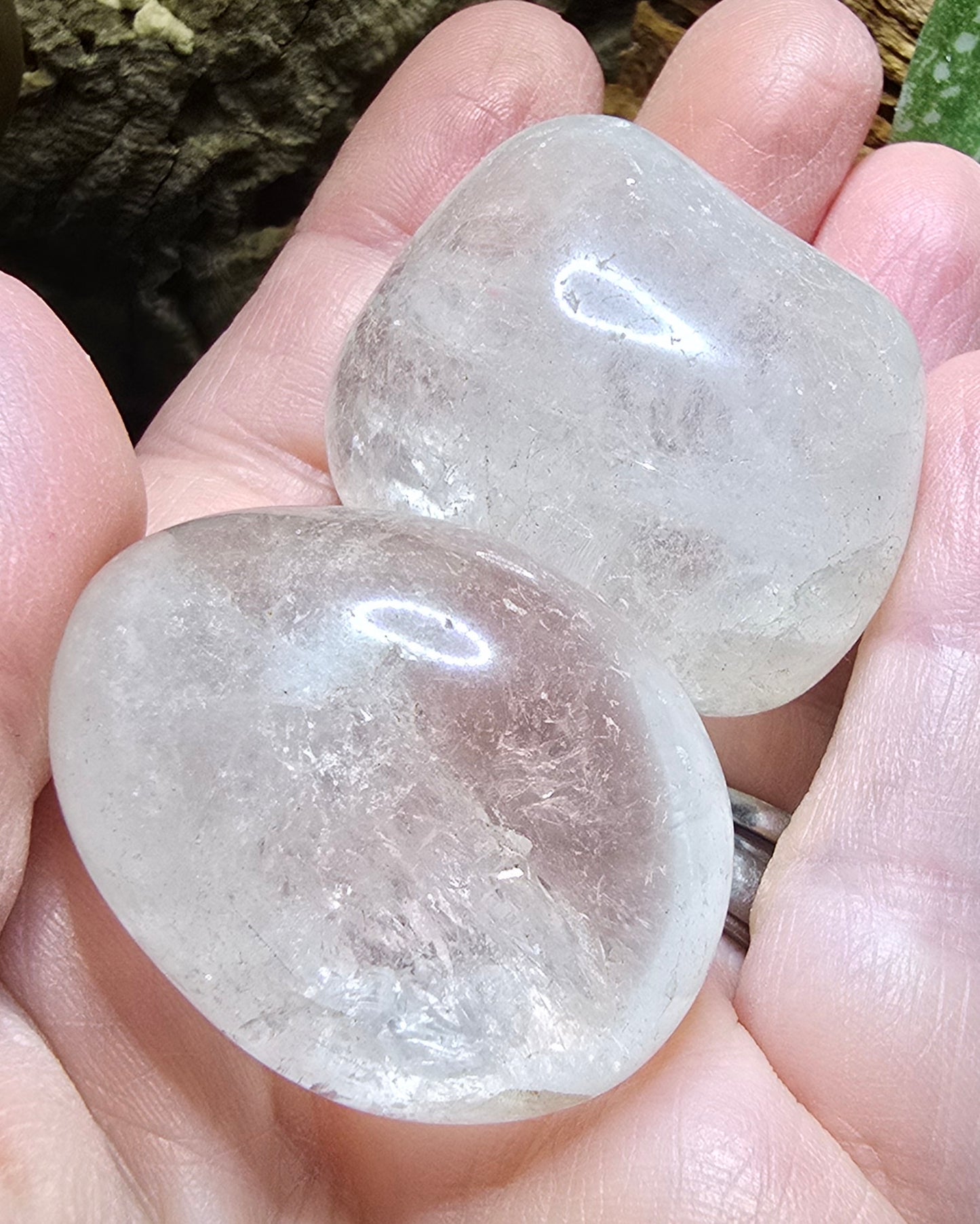 Clear Quartz Tumble Stone – Natural Polished Stone