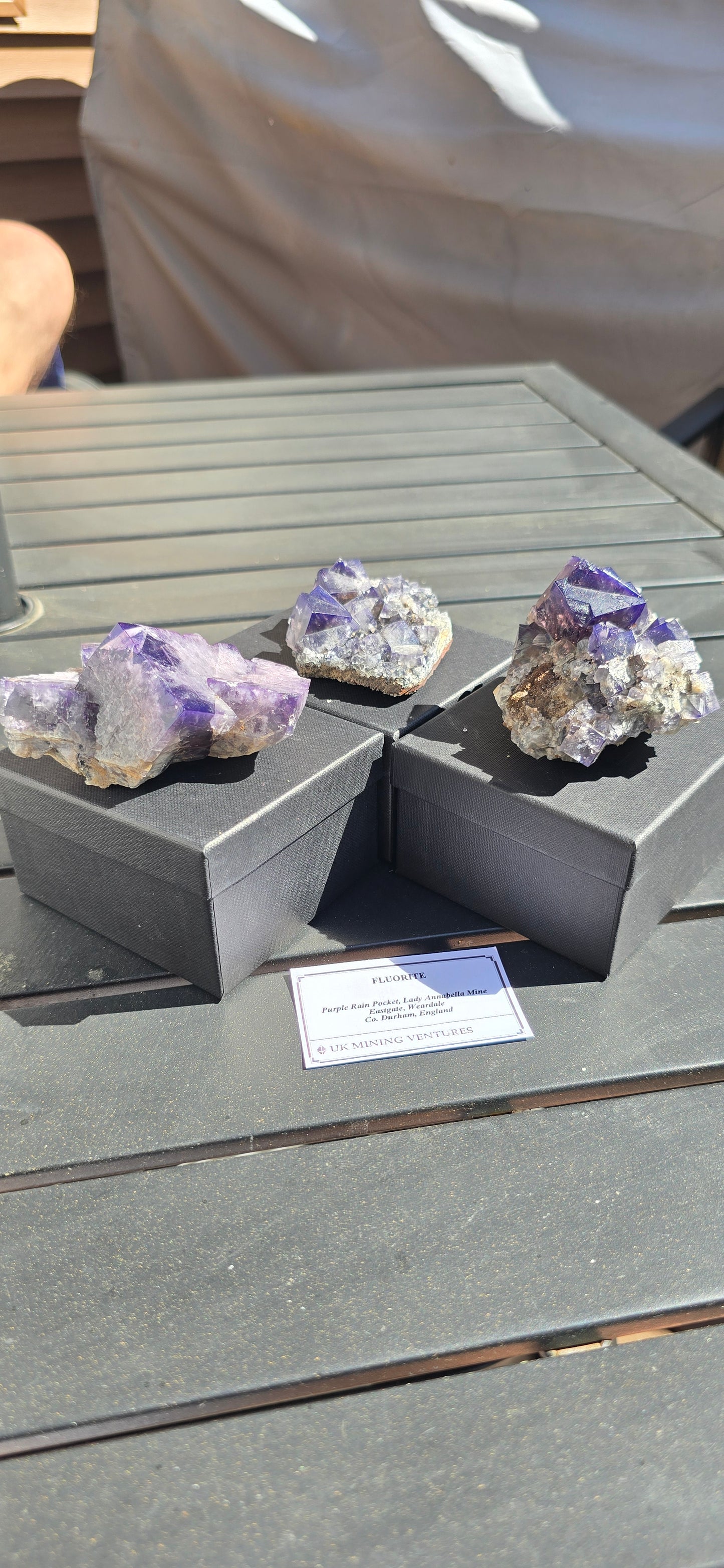 Purple Rain Pocket Fluorite