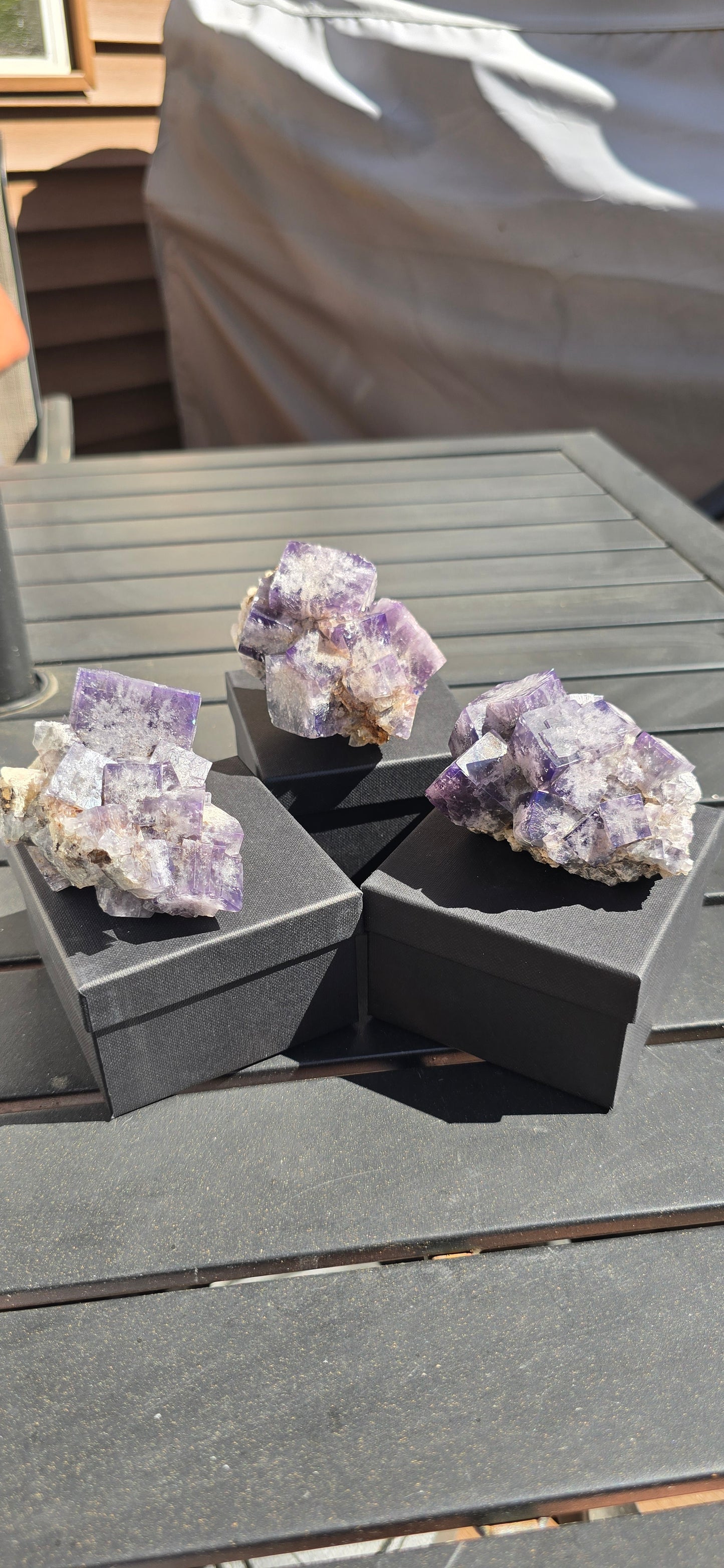 Purple Rain Pocket Fluorite
