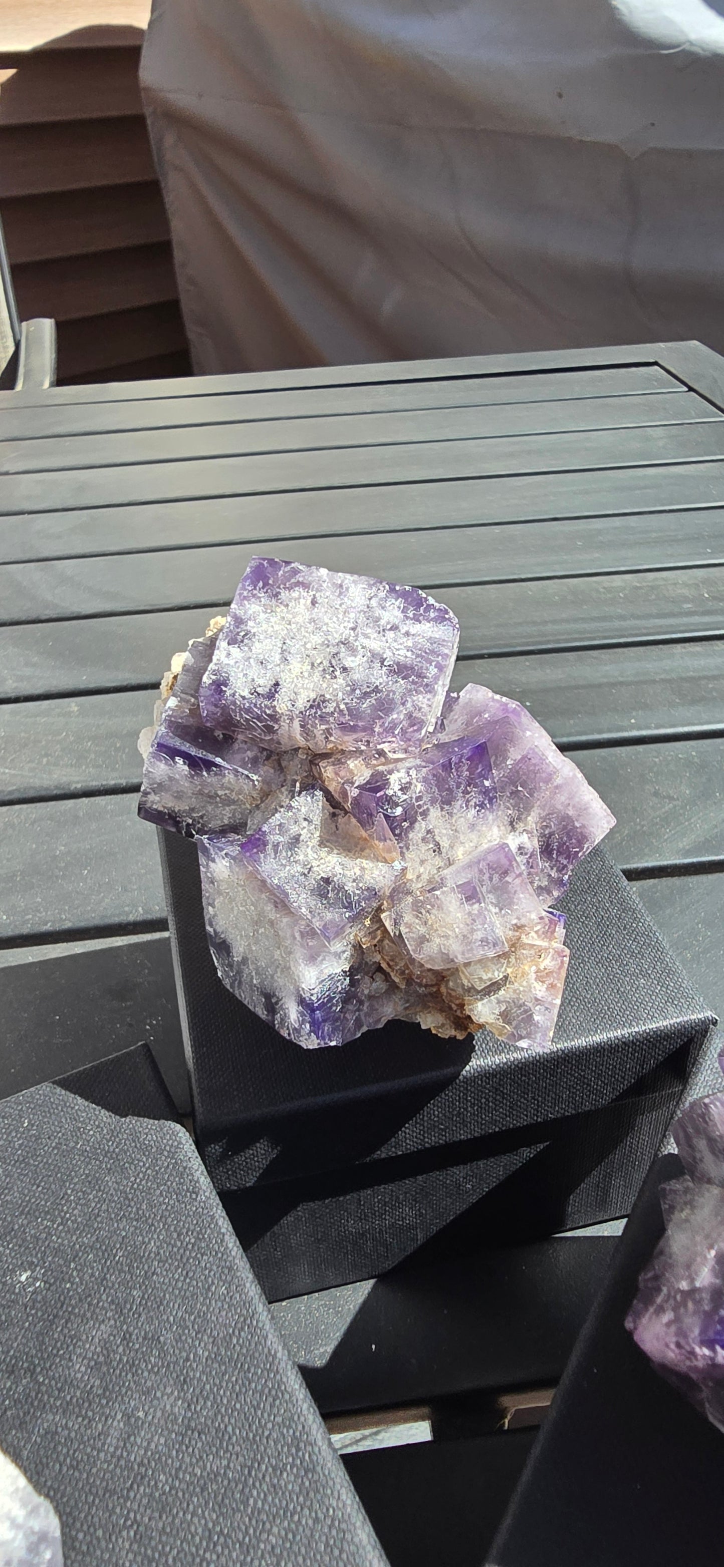 Purple Rain Pocket Fluorite